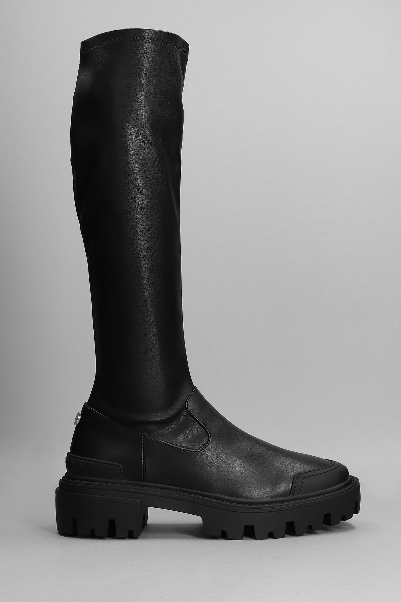 Steve Madden Avalanche Low Heels Boots In Black Leather | ModeSens