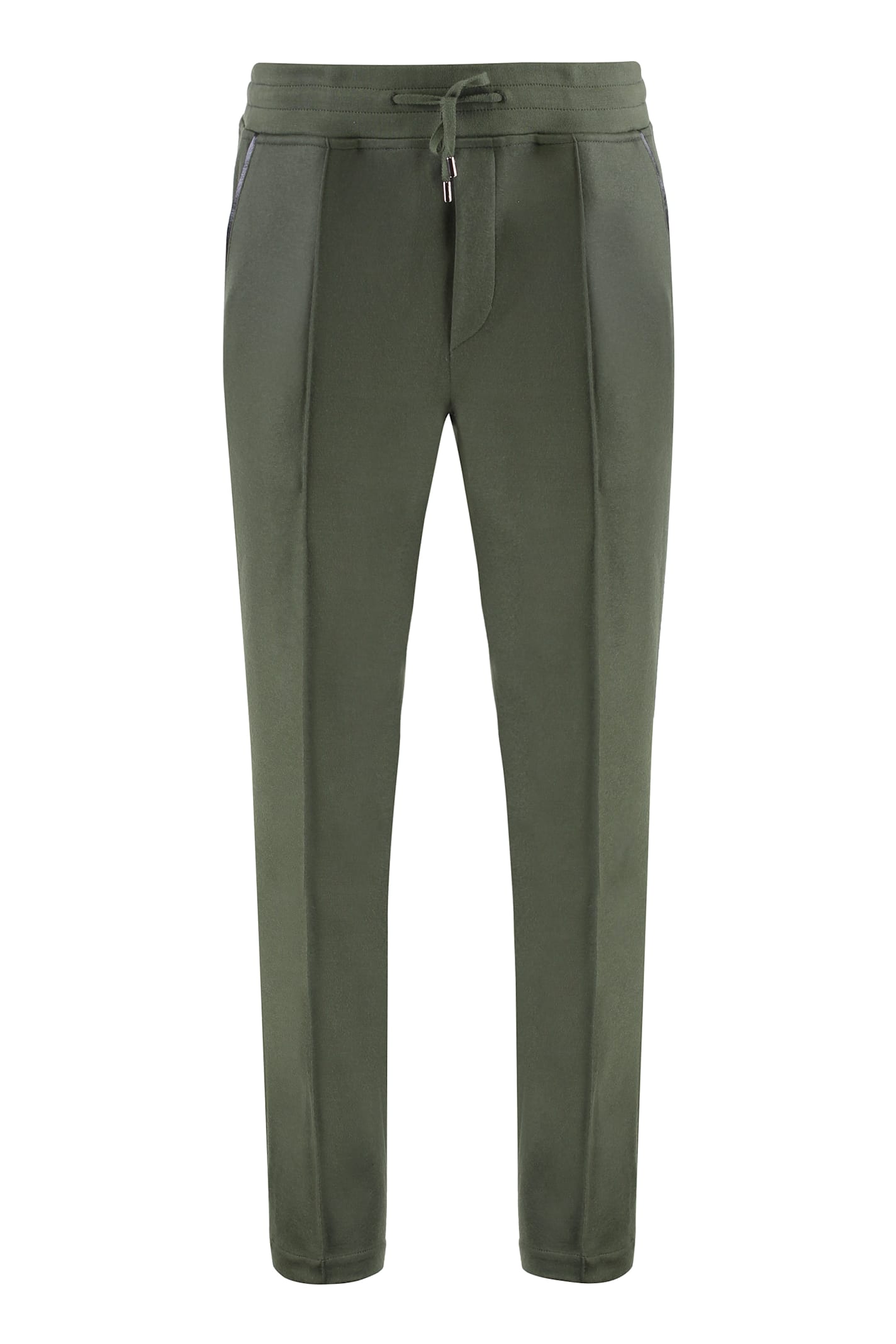Moorer Matthew Virgin Wool Track Pants In Green
