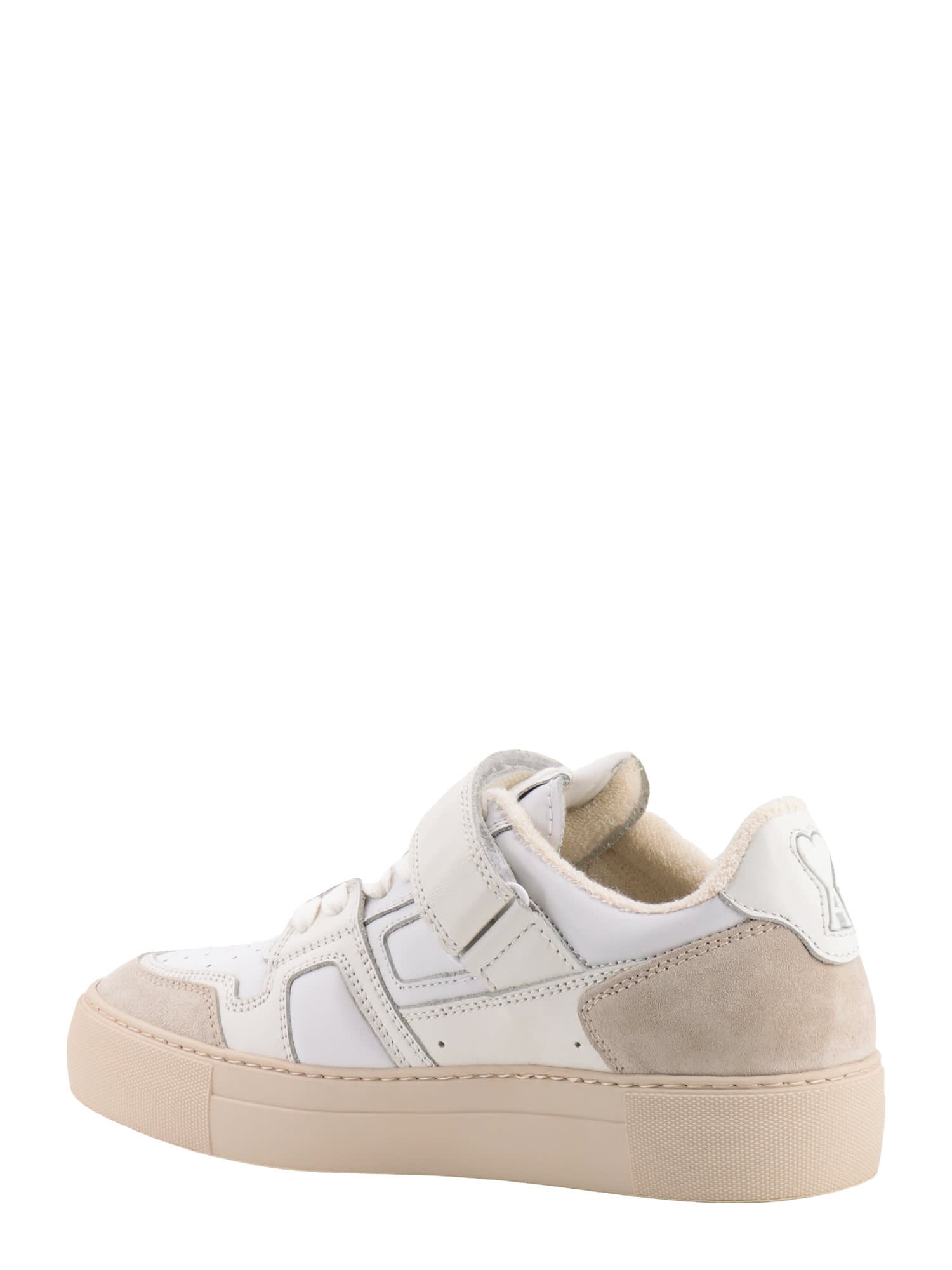 Shop Ami Alexandre Mattiussi Sneakers In White