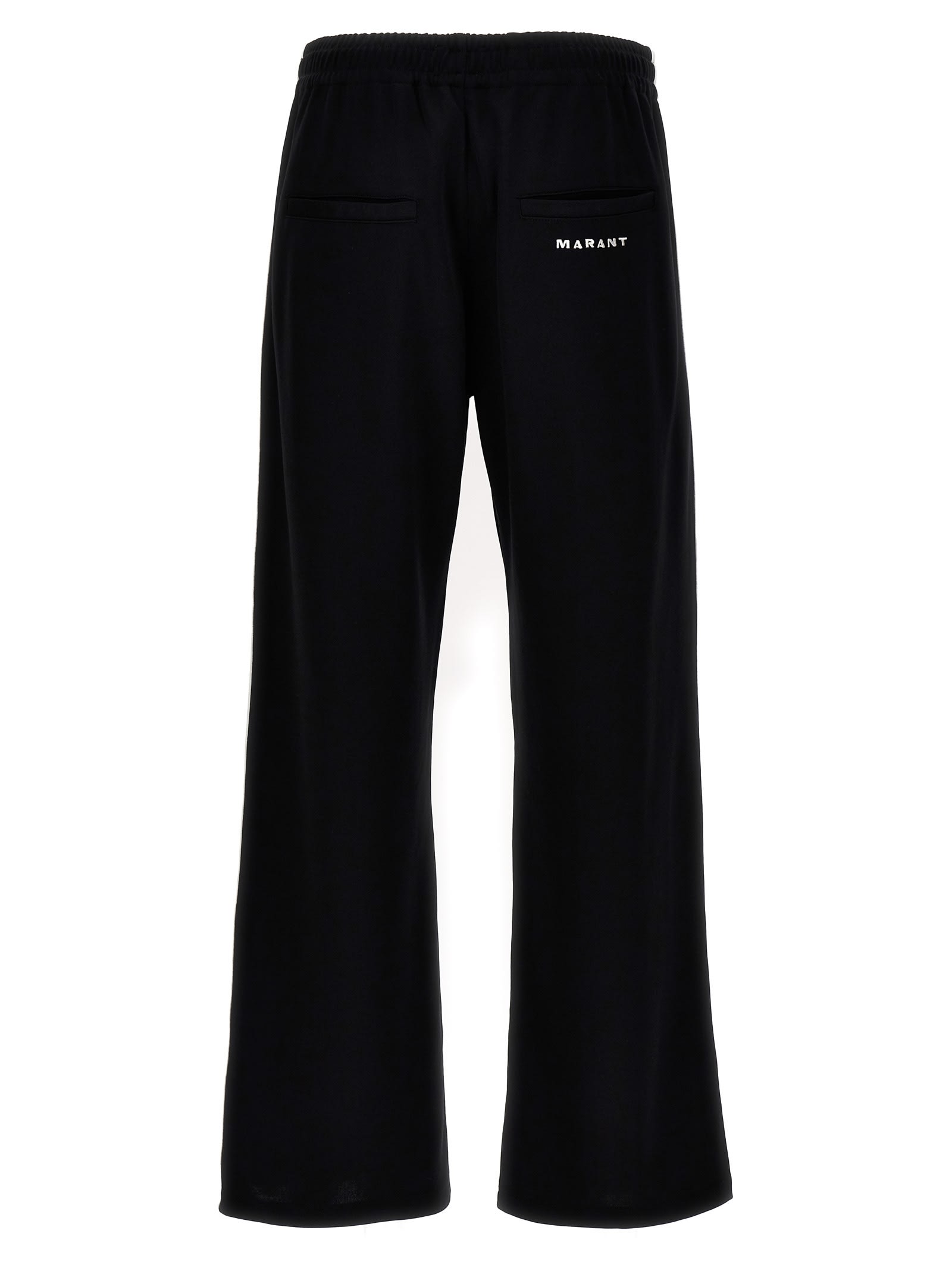 Shop Isabel Marant Ryamy Joggers In White/black