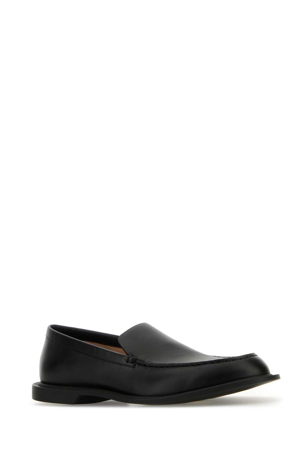 The Row Mocassini Nic In Pelle Nera  Donna In Black