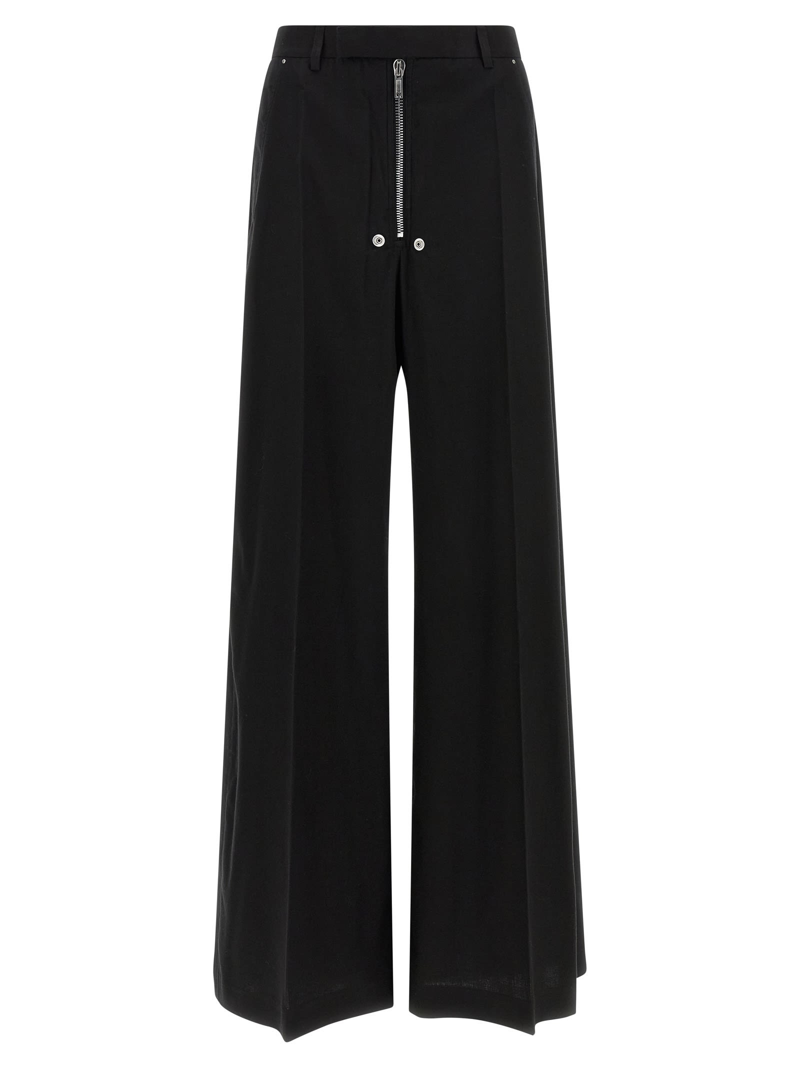 Rick Owens Tailored Wide Belas Pants Black In Black