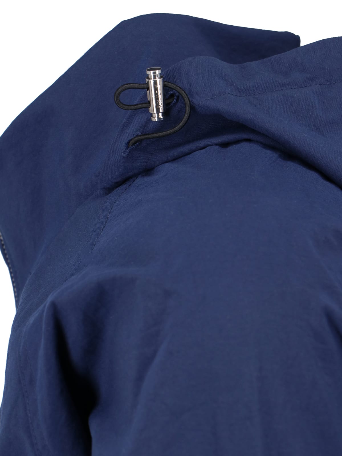 Shop Rhude Palm Logo Windbreaker Jacket In Blue