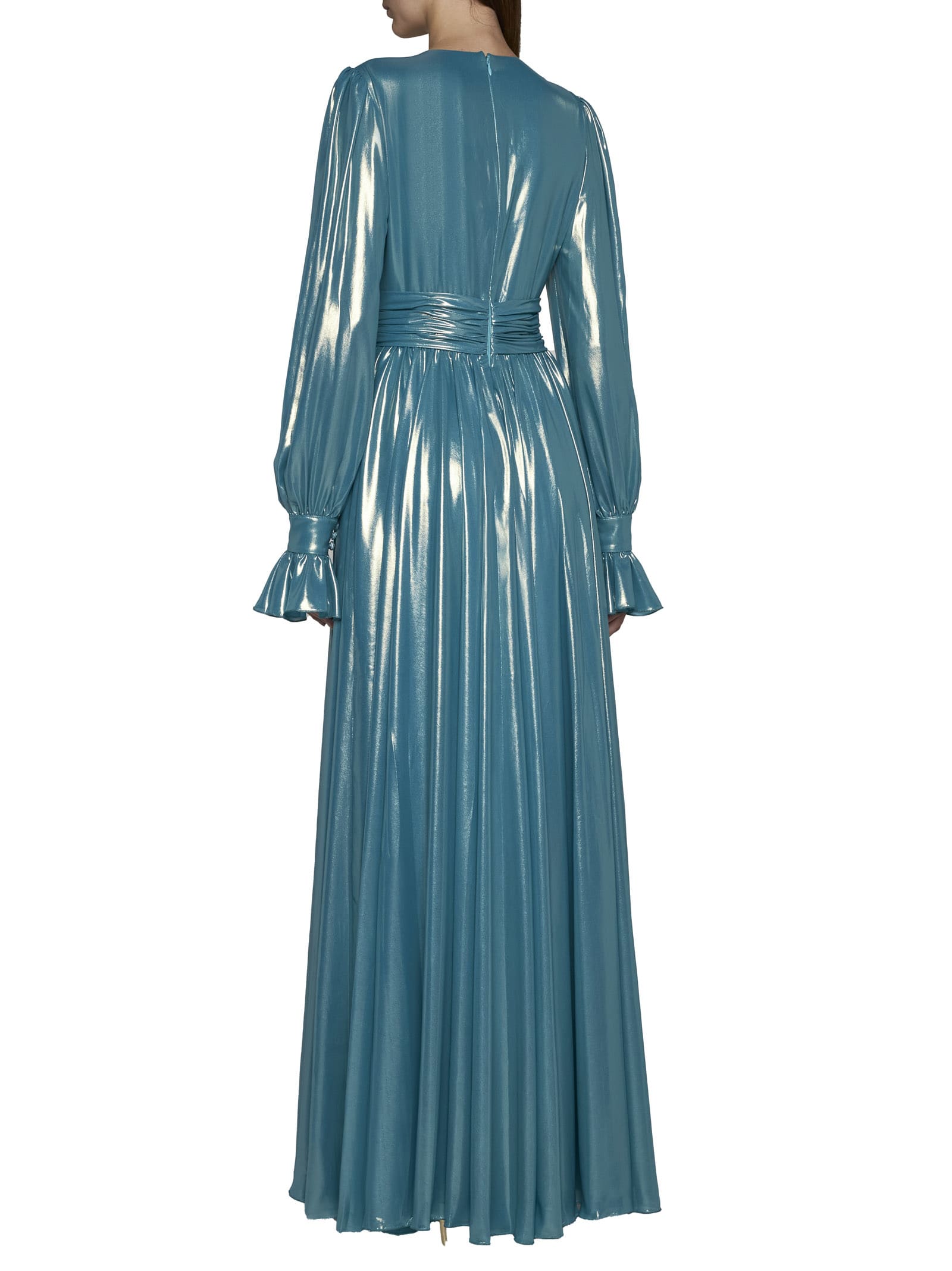 Shop Blanca Vita Dress In Turquoise