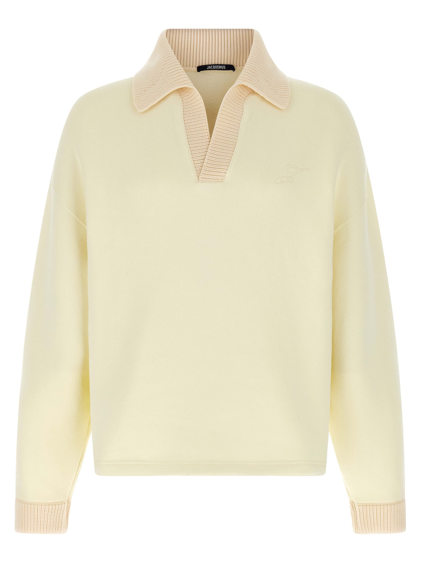 Jacquemus Ribbed Collar Long Sleeves Sweater In Multi