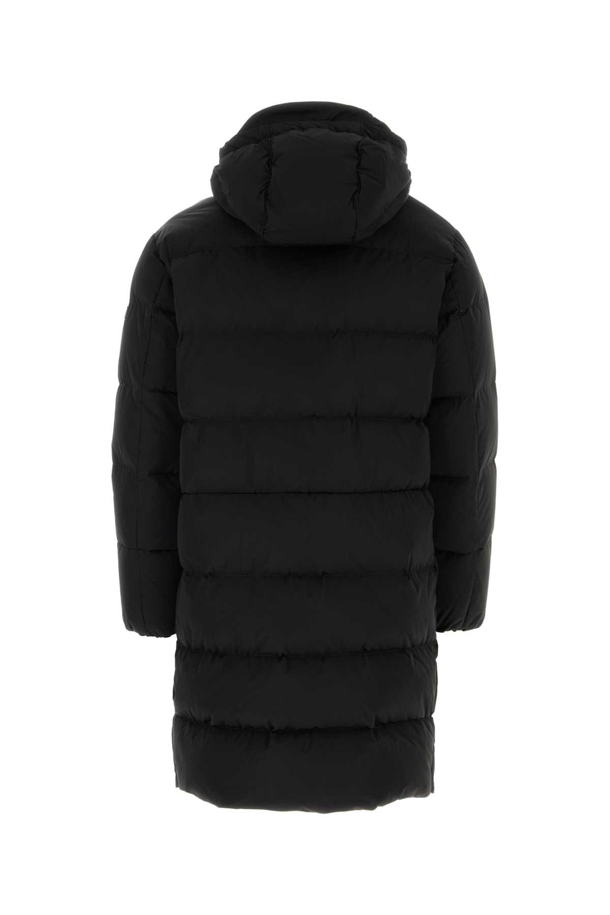 Shop Tatras Black Polyester Down Jacket
