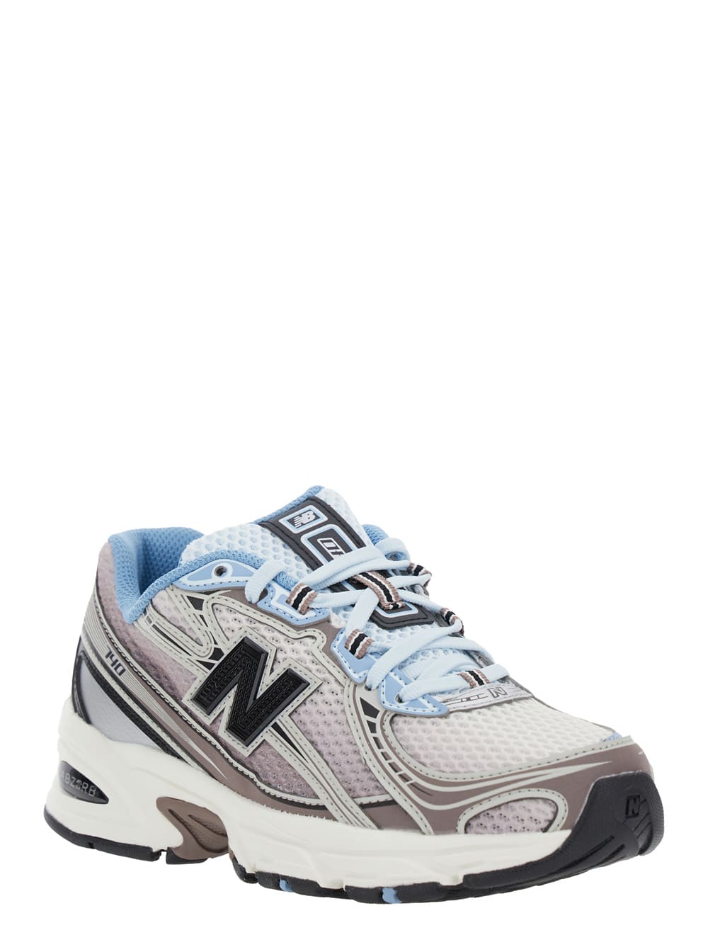 New Balance Multicolor Low Top Sneakers With Logo Patch On Side And Tongue And Perforated Panels In Tech Fabric  In Multi