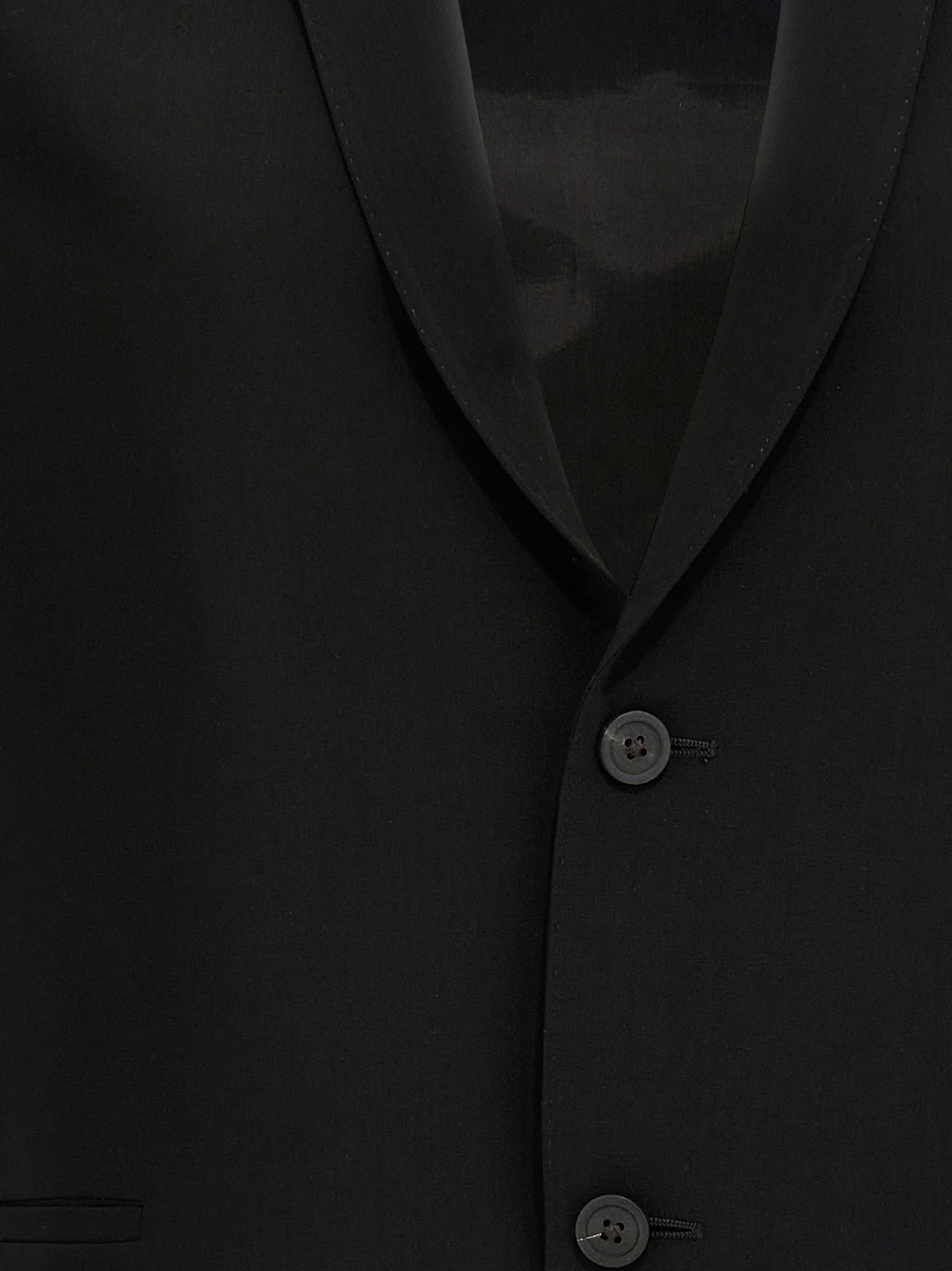 Rick Owens Tailored Sl Sleeveless Jacket With Back Belt
