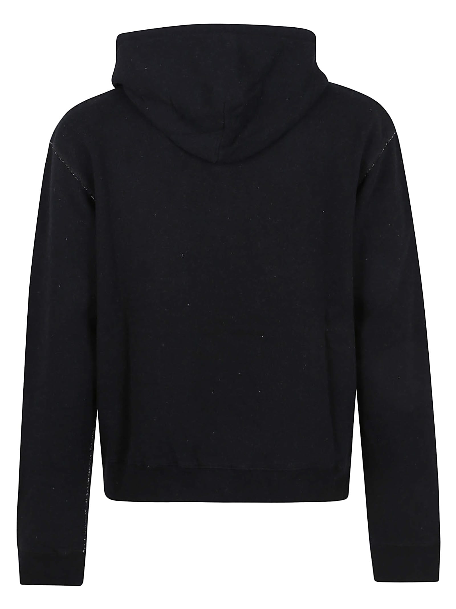 Valentino Cotton Fabric Sweatshirt With Comfortable Fit In Black