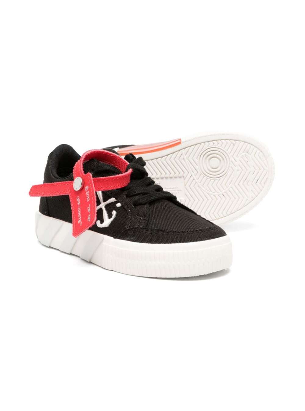 Shop Off-white Vulcanized Lace Up In Black
