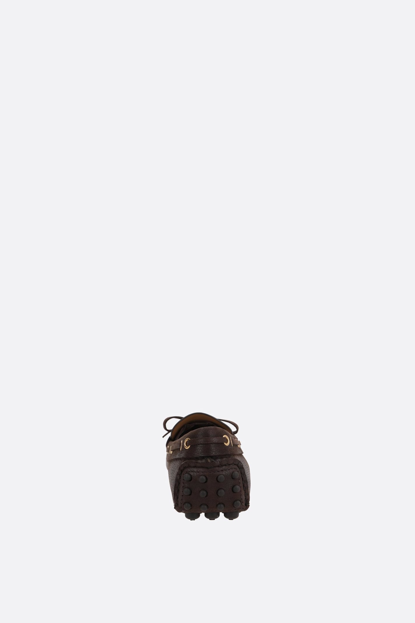 Car Shoe Grainy Leather Driving Loafers