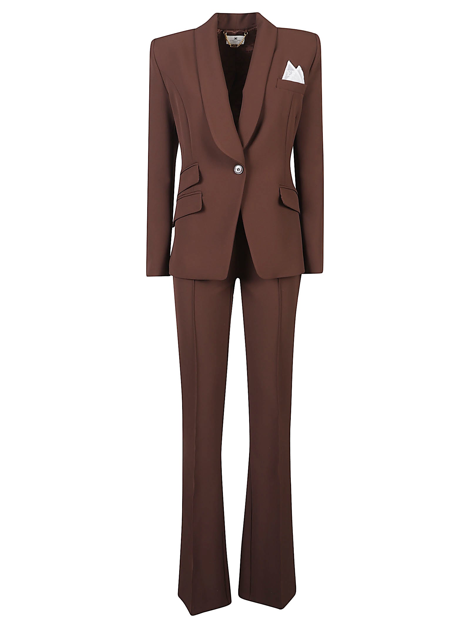 Elisabetta Franchi Suit In Brown