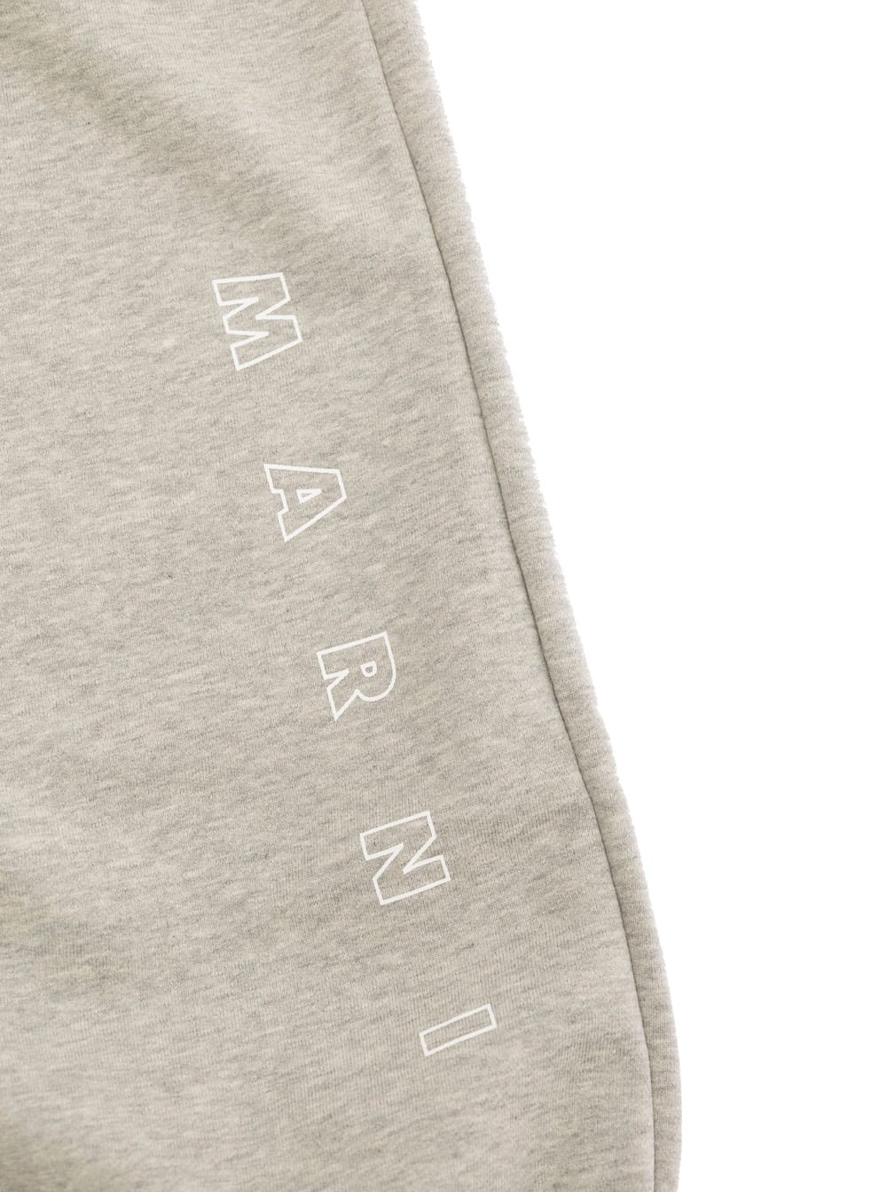 Marni Elastic Waist Sweatpants In Grey