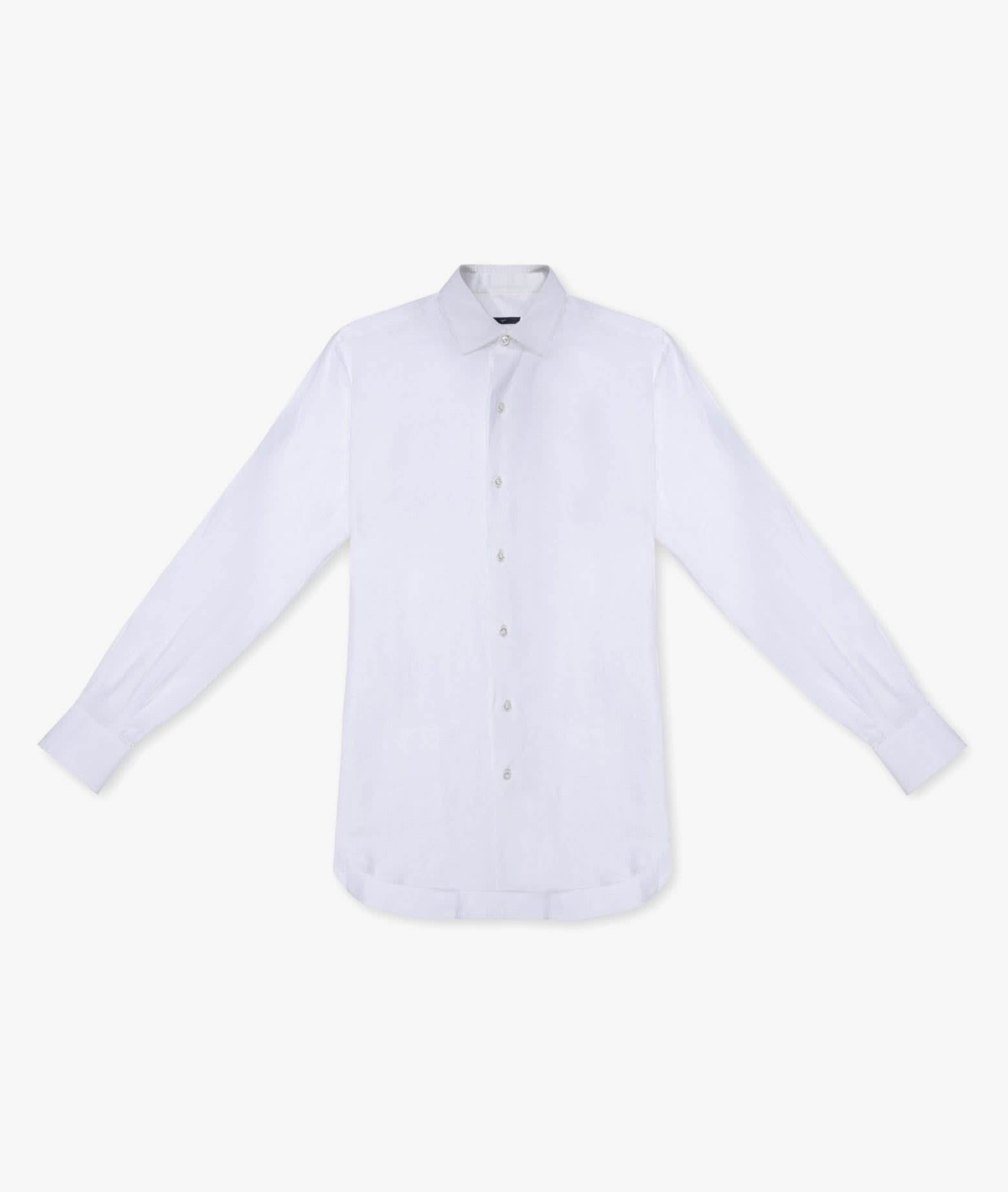 Shop Larusmiani Amalfi Shirt Shirt In White