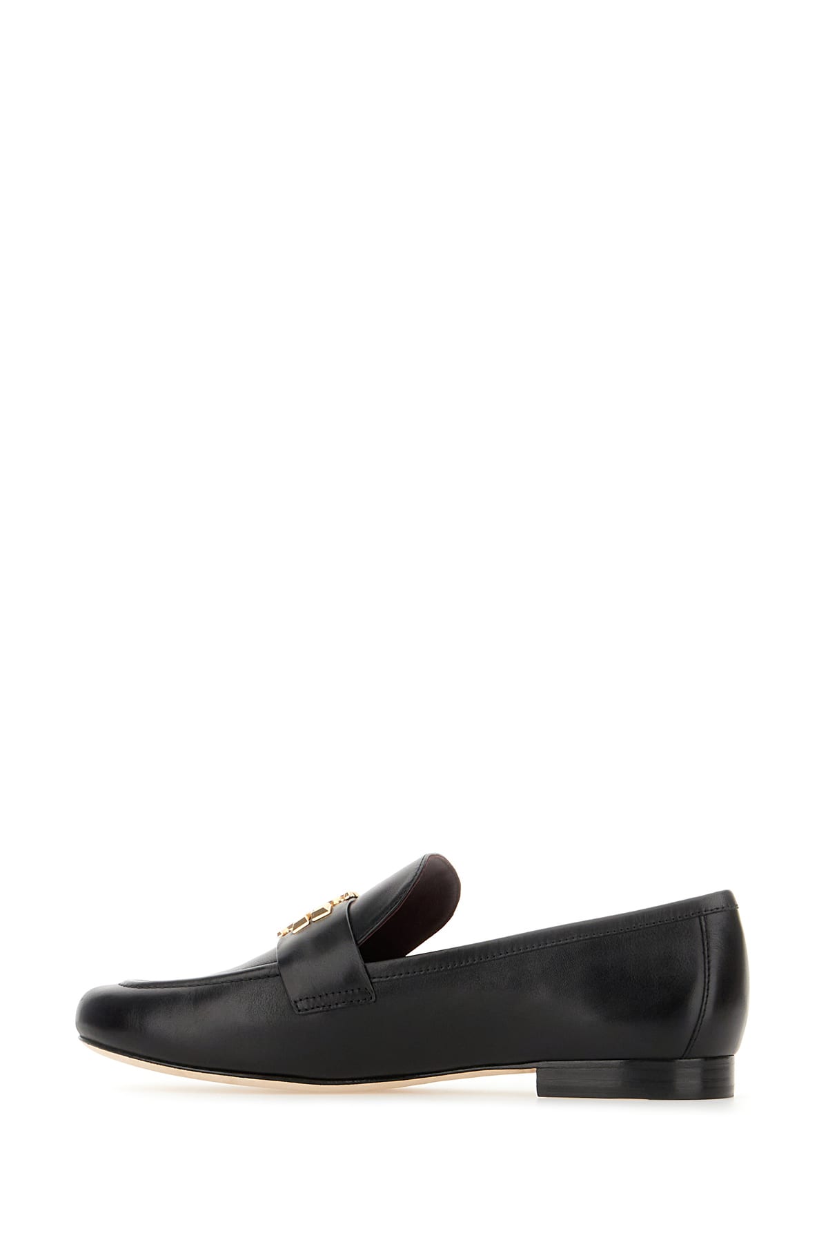 Shop Tory Burch Black Leather Eleanor Loafers In Perfect Black