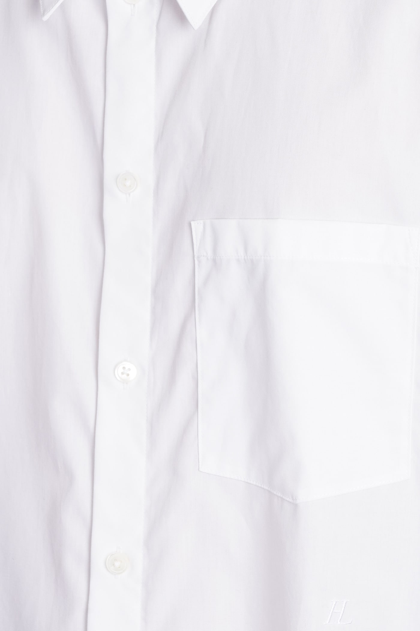 Shop Helmut Lang Shirt In White Cotton