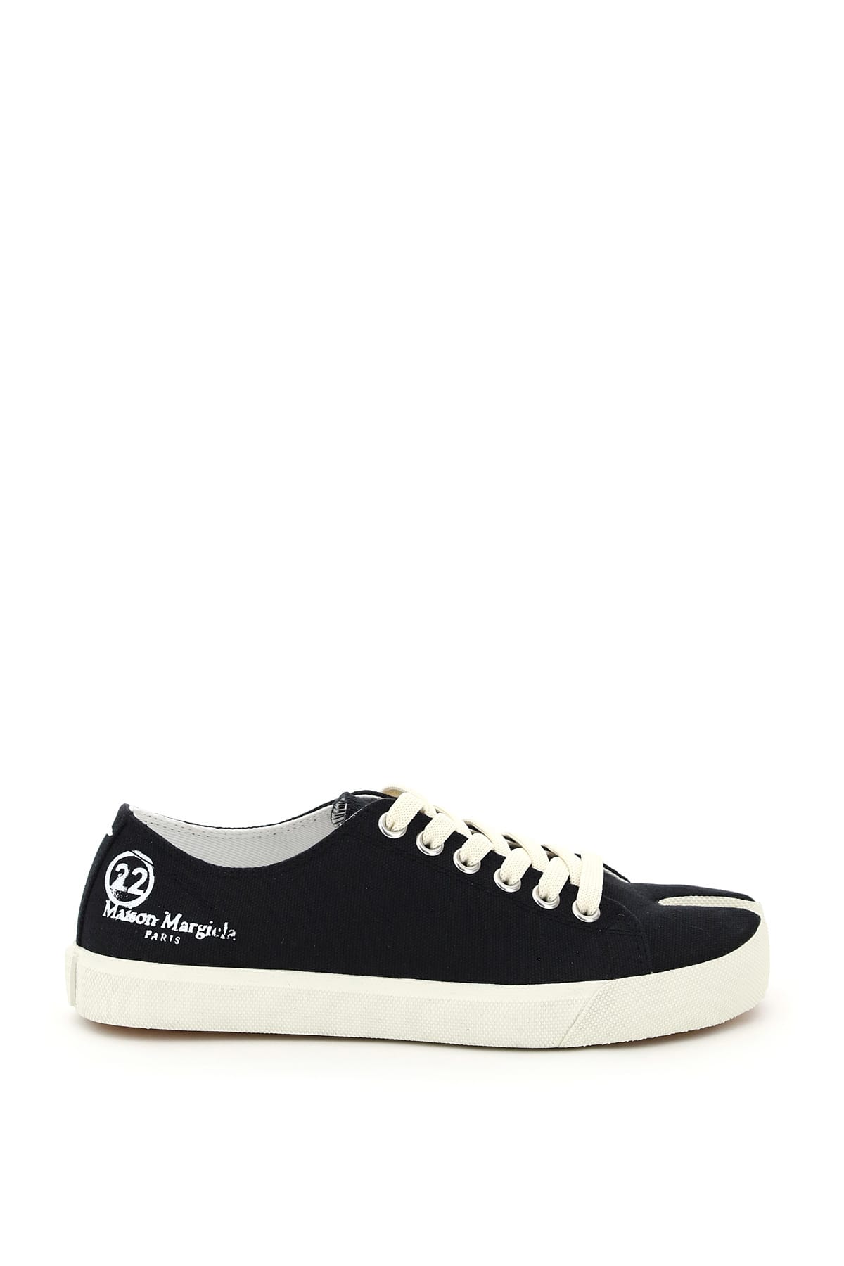 Maison Margiela Split-toe Logo-print Canvas Sneakers