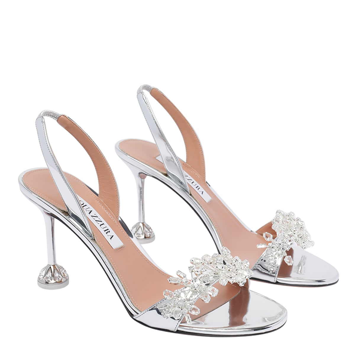 Aquazzura Belle Nuit Pump Sandals In Multi