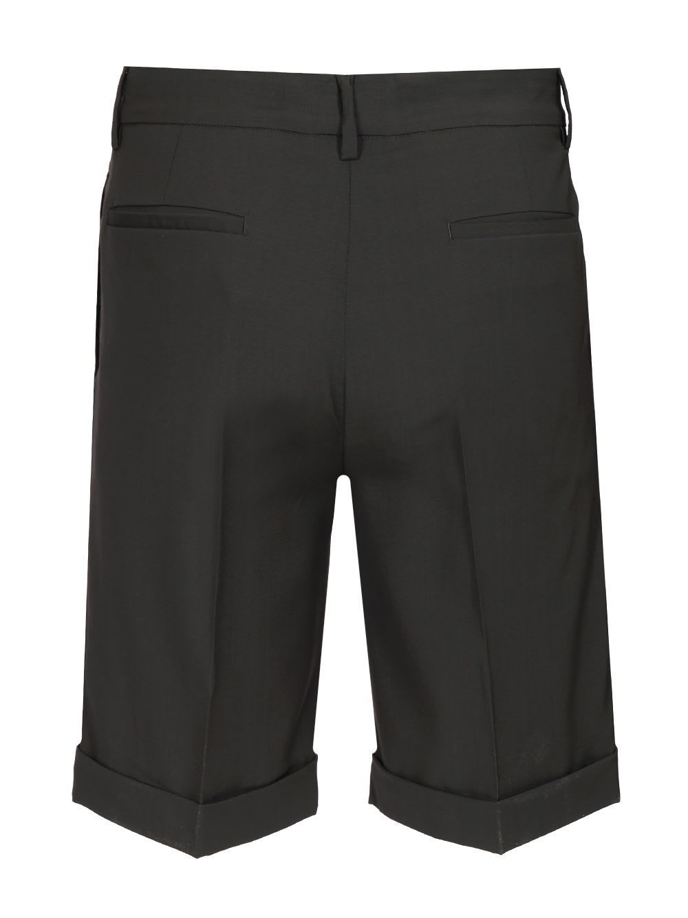 Shop Barena Venezia Bermuda Shorts In Tropical Wool In Grey