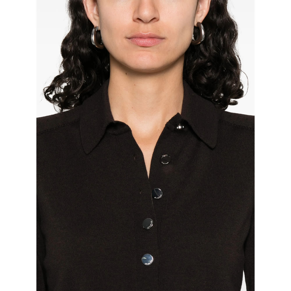 Sportmax Perseus Black Cardigan In Black