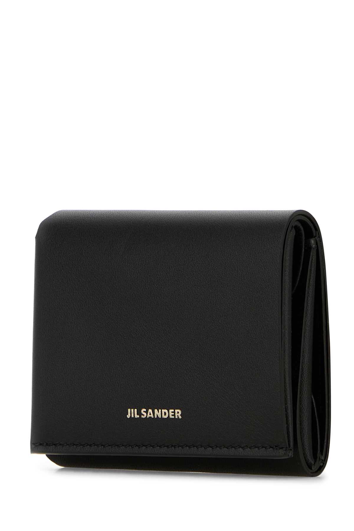 Shop Jil Sander Black Leather Wallet In 001