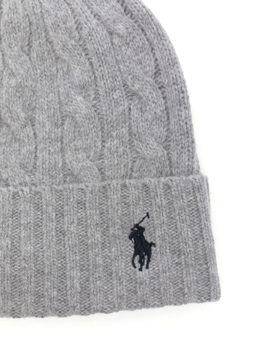 Shop Polo Ralph Lauren Hat Beanie Classic Polo Wool Blend In Andover Heather