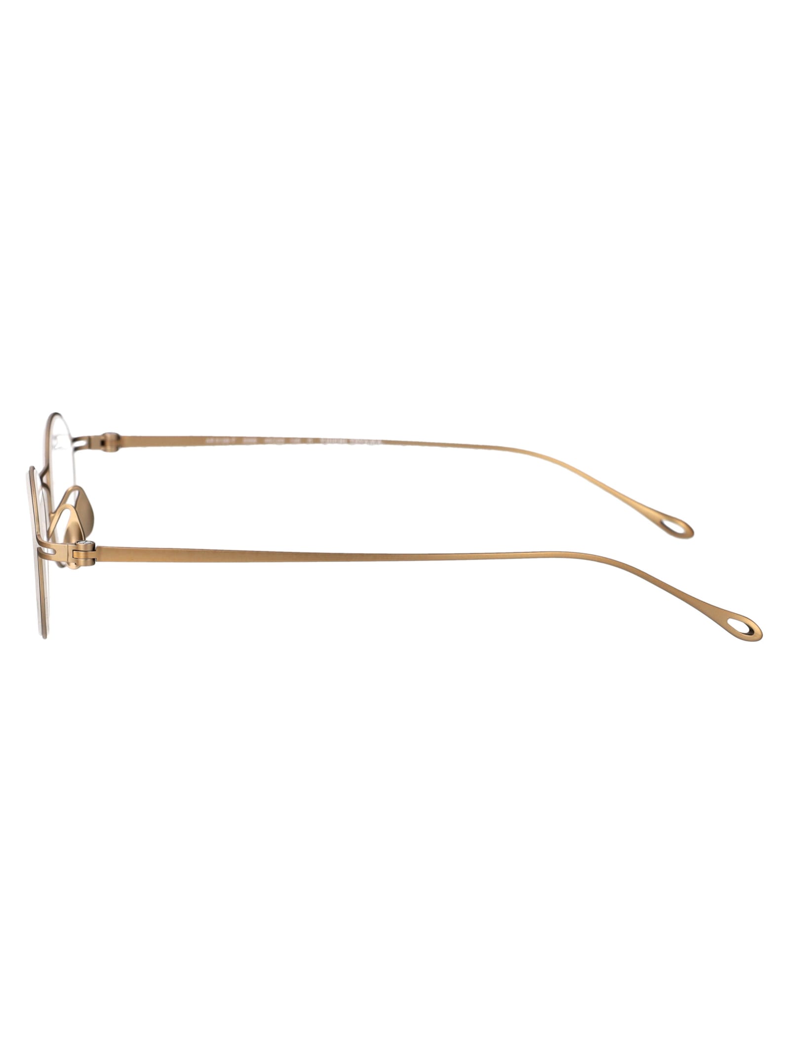 Giorgio Armani 0ar5135t Glasses In 3355 Matte Pale Gold