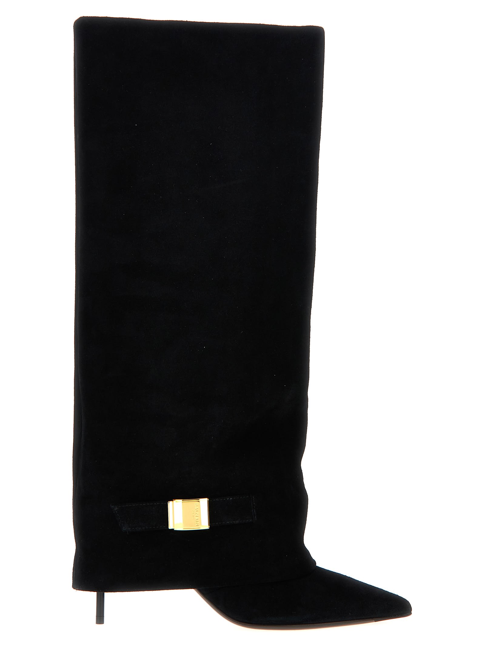 Shop Balmain Uma Boots In Black