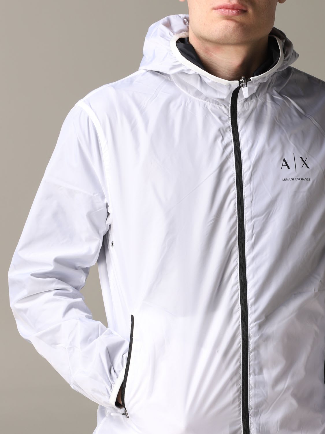 armani exchange reversible jacket