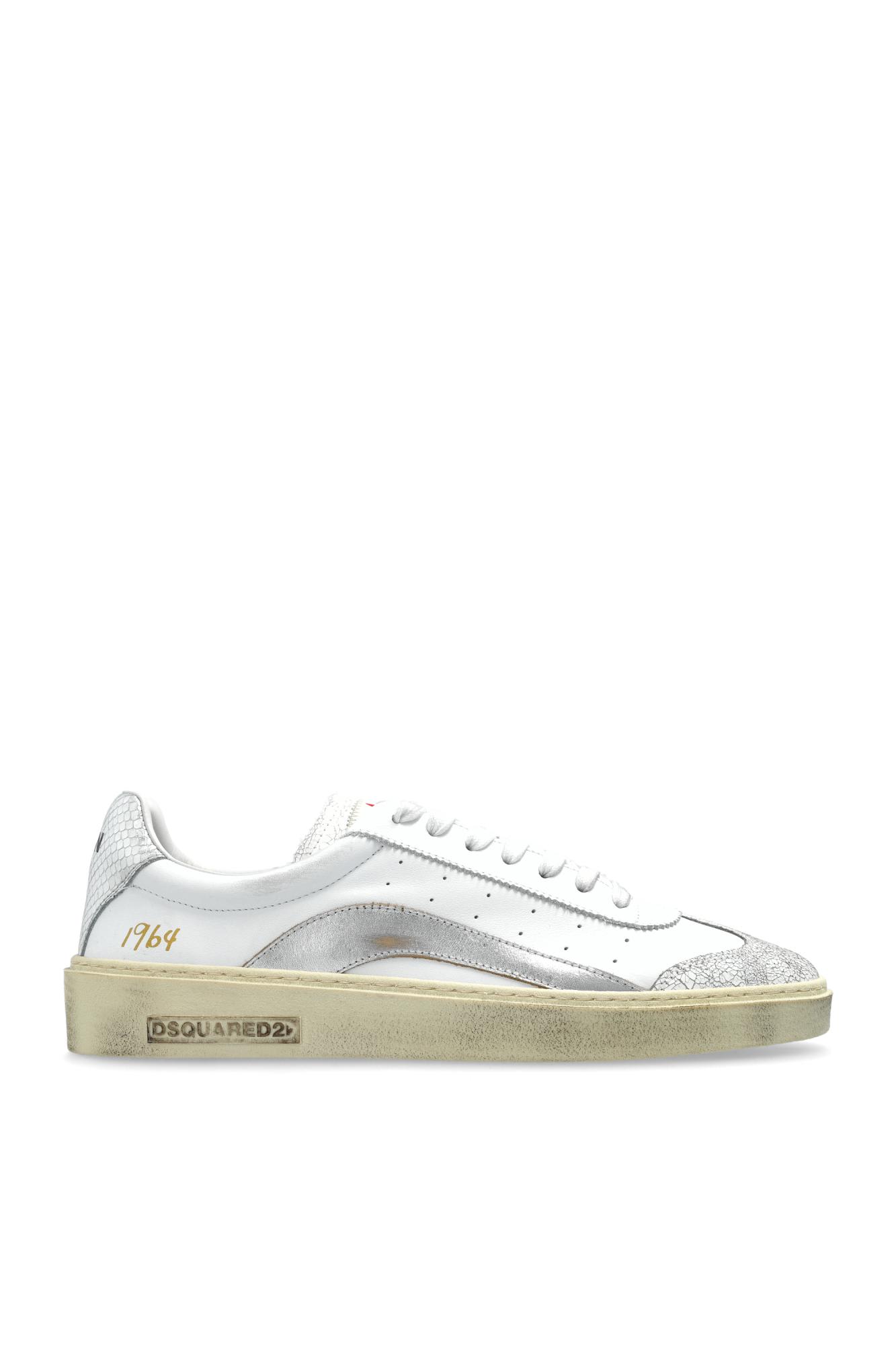 Dsquared2 Lace-up Low-top Sneakers In White