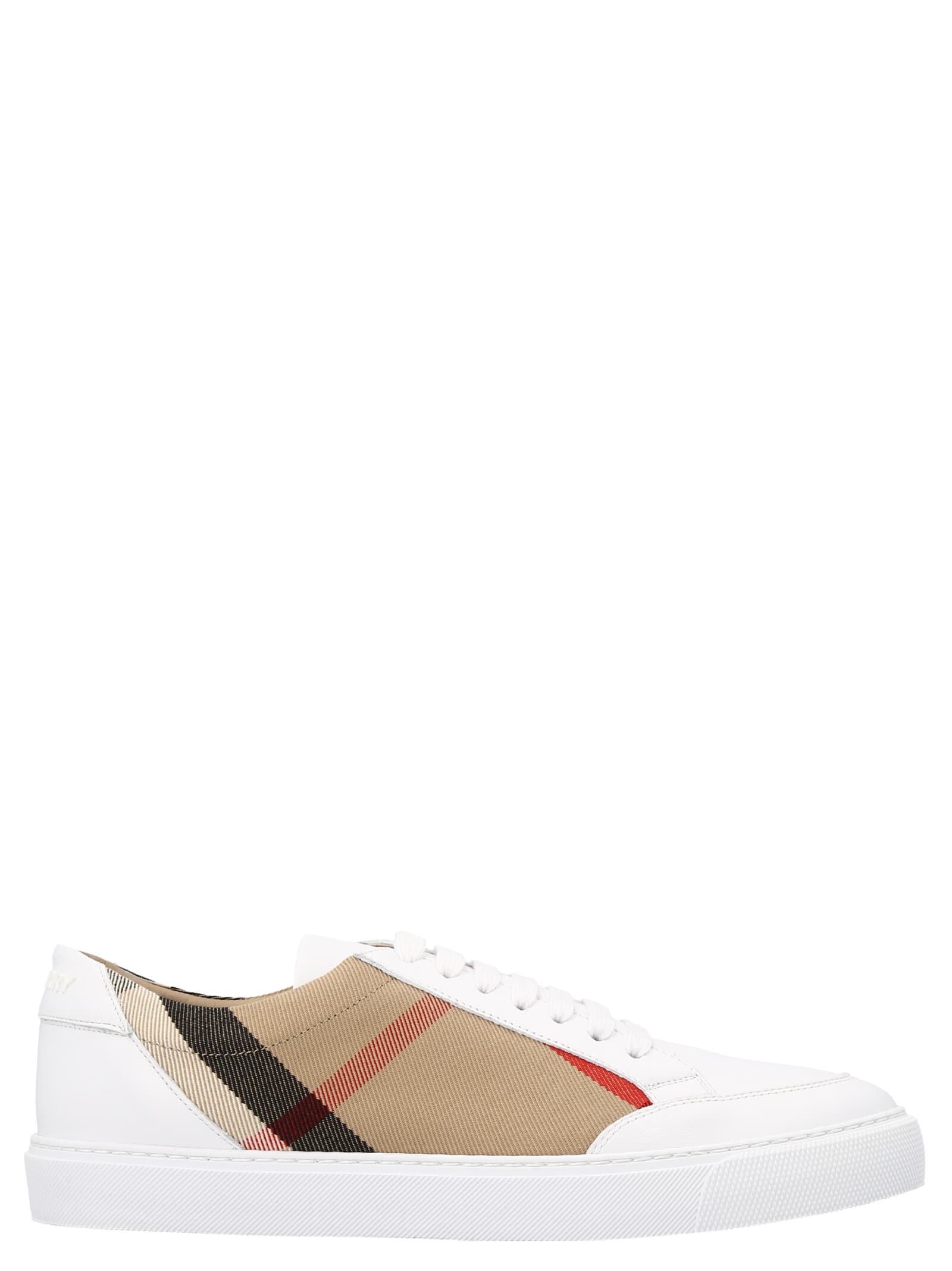 Shop Burberry New Salmond Sneakers In Multicolor