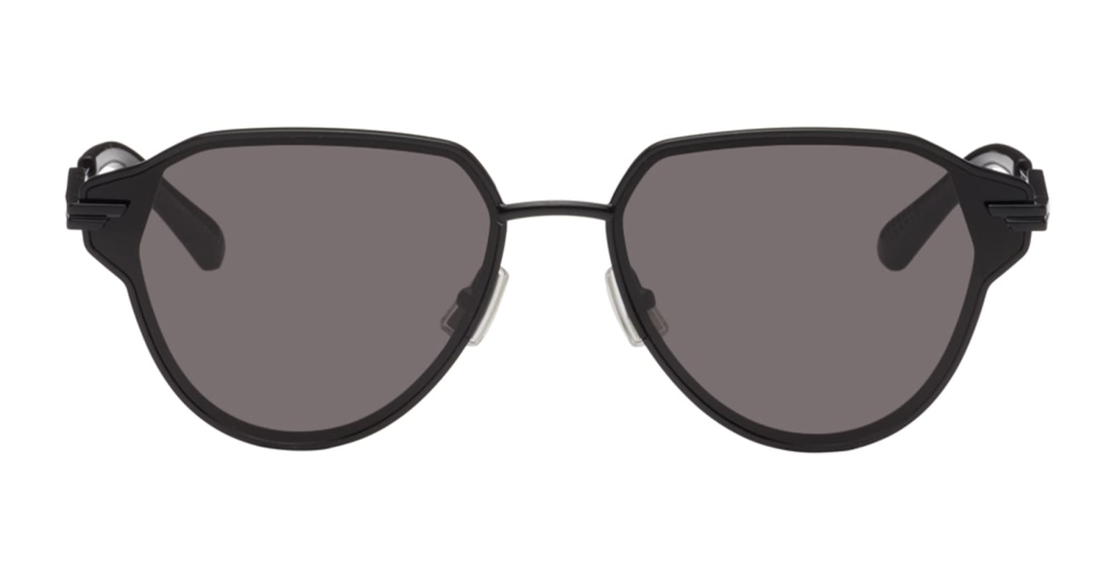 Shop Bottega Veneta Bv1271s-001 - Black Sunglasses