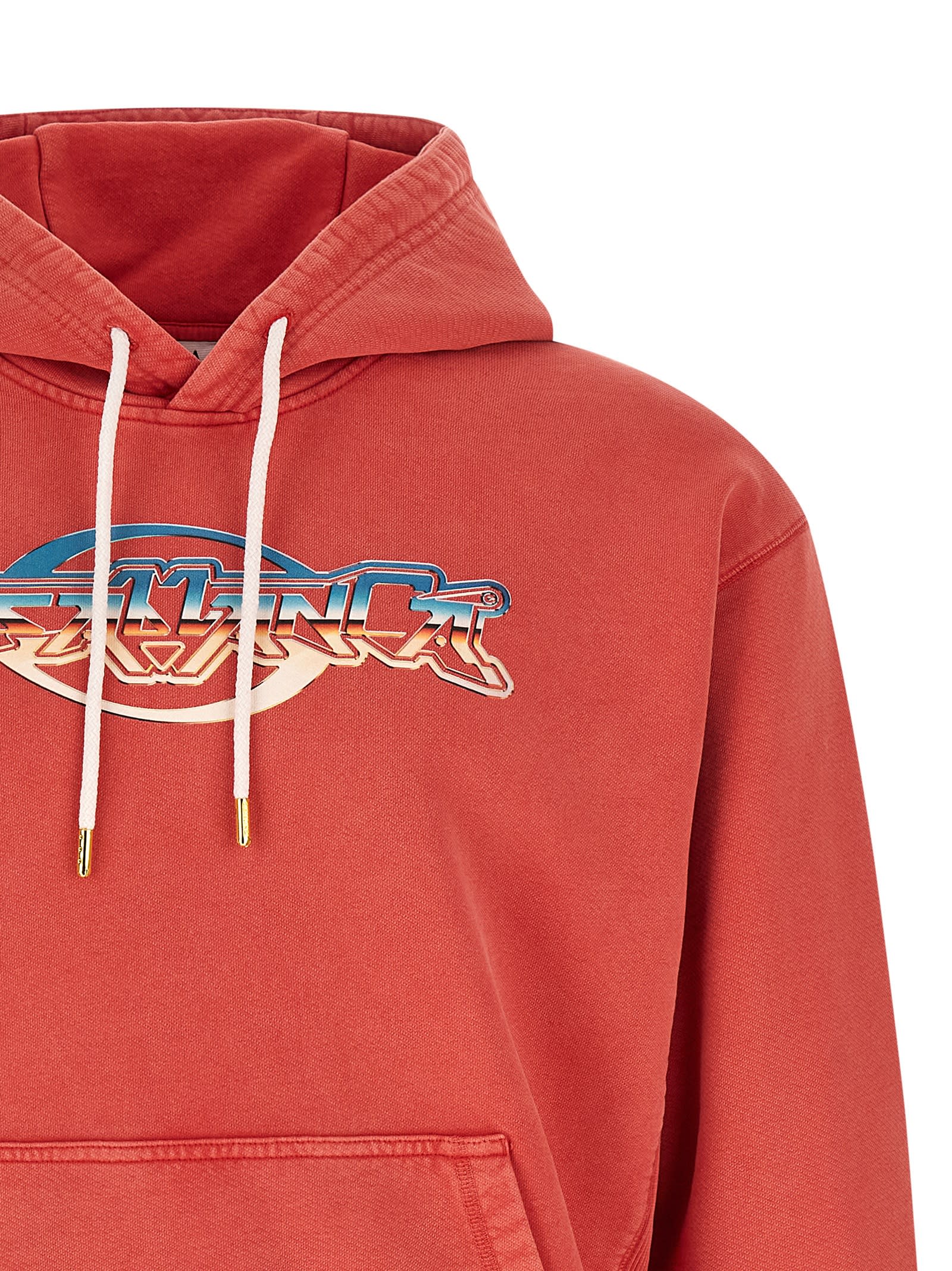 Casablanca 'chrome' Hoodie In Red