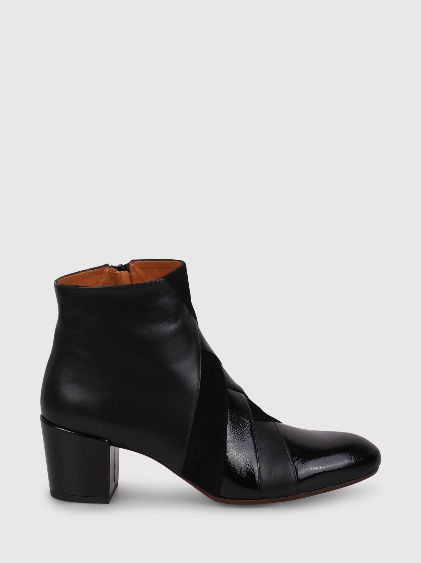 Shop Chie Mihara Nuscap 60mm Leather Ankle Boots