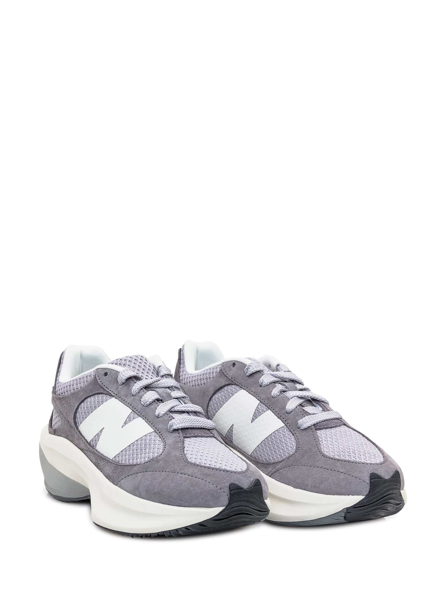 New Balance Wrpd Sneakers In Gray With White Details In Grigio