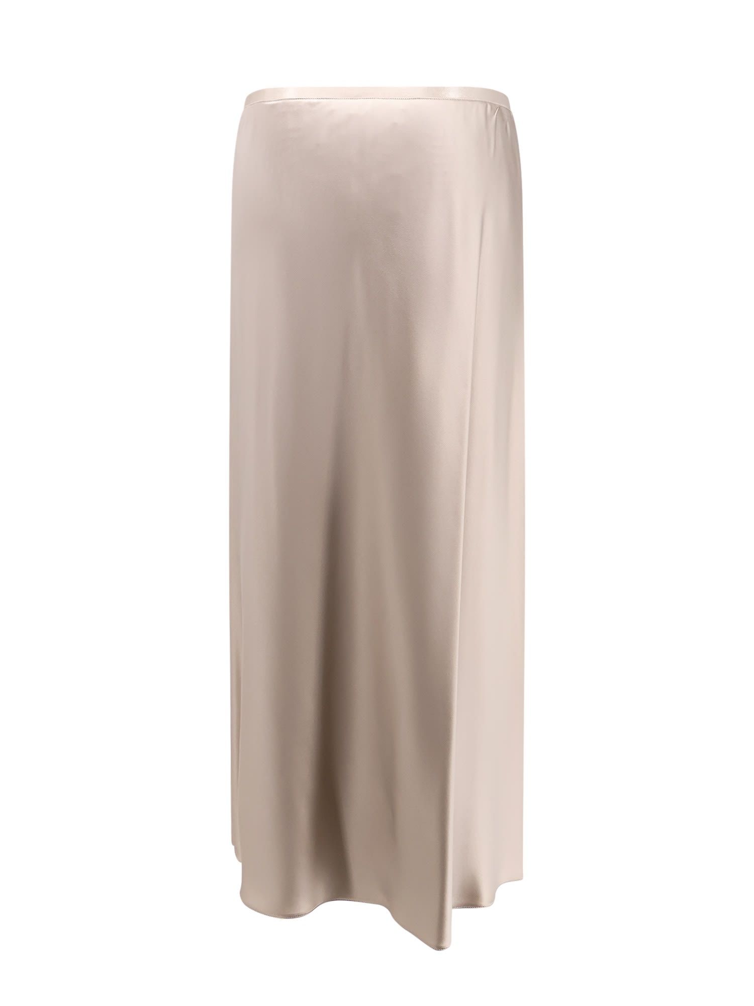 Max Mara Satin Longuette Skirt