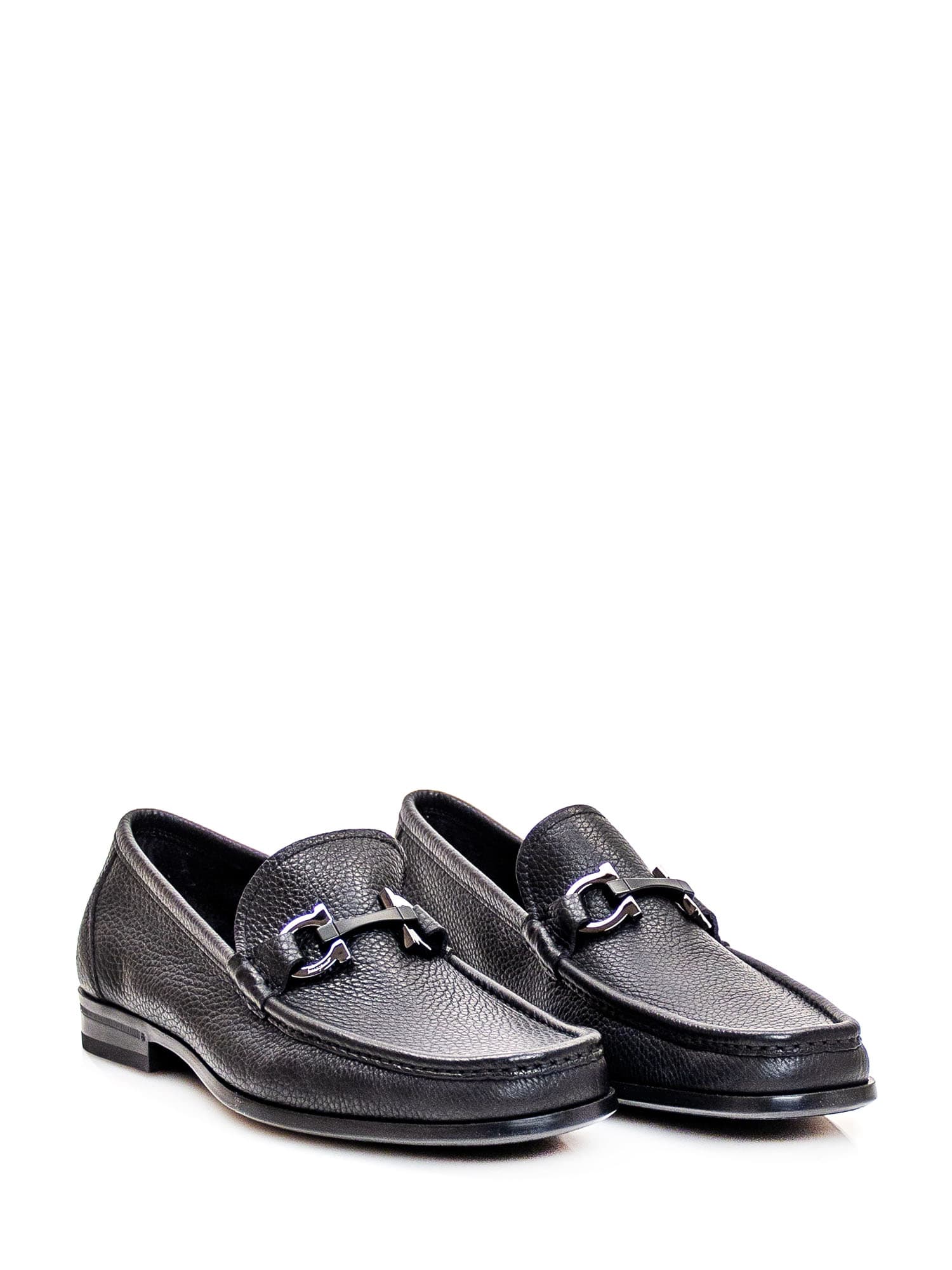 Shop Ferragamo Grandioso Loafer In Nero