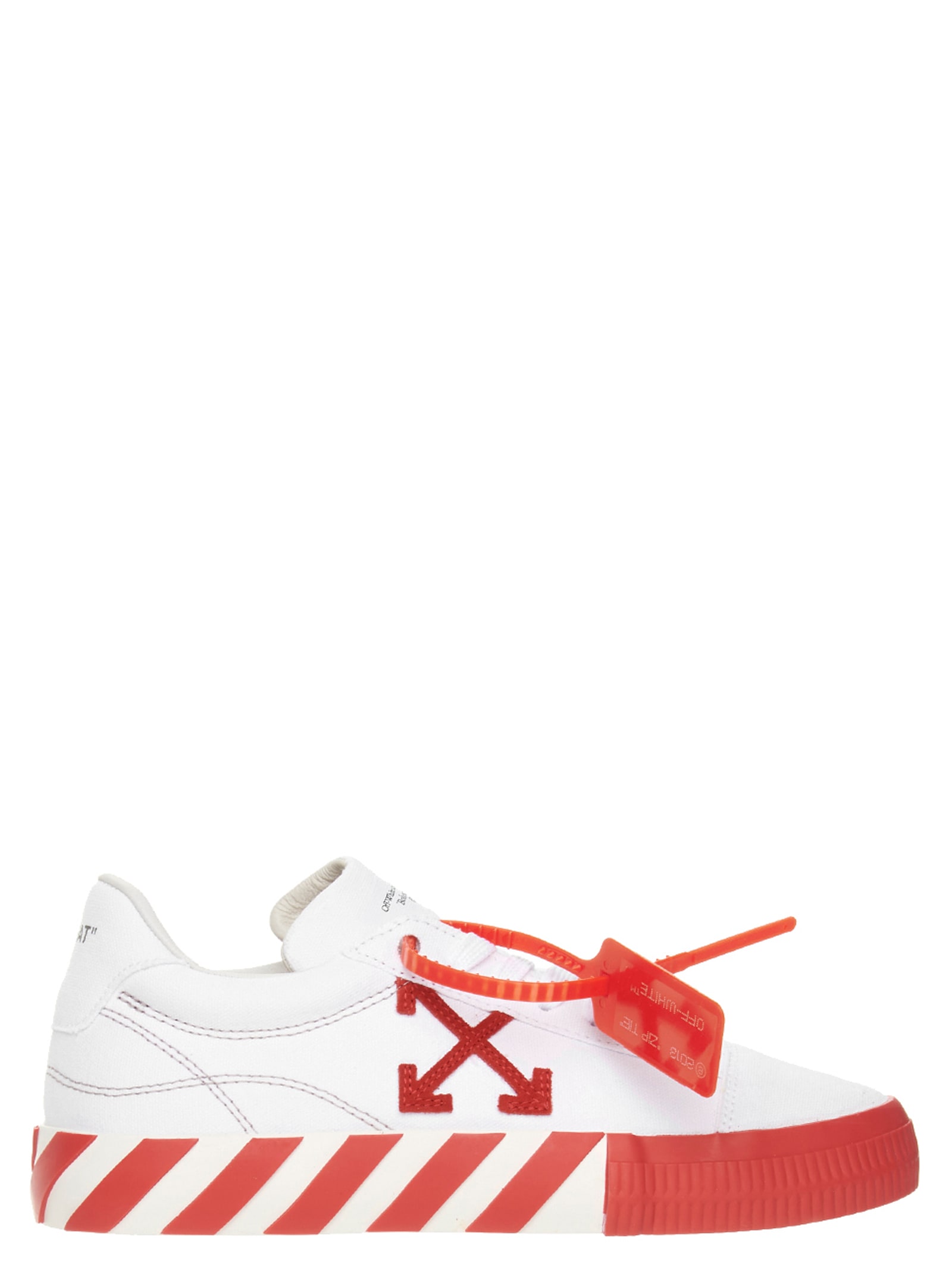 Off-white canvas Low Vulcanized Shoes