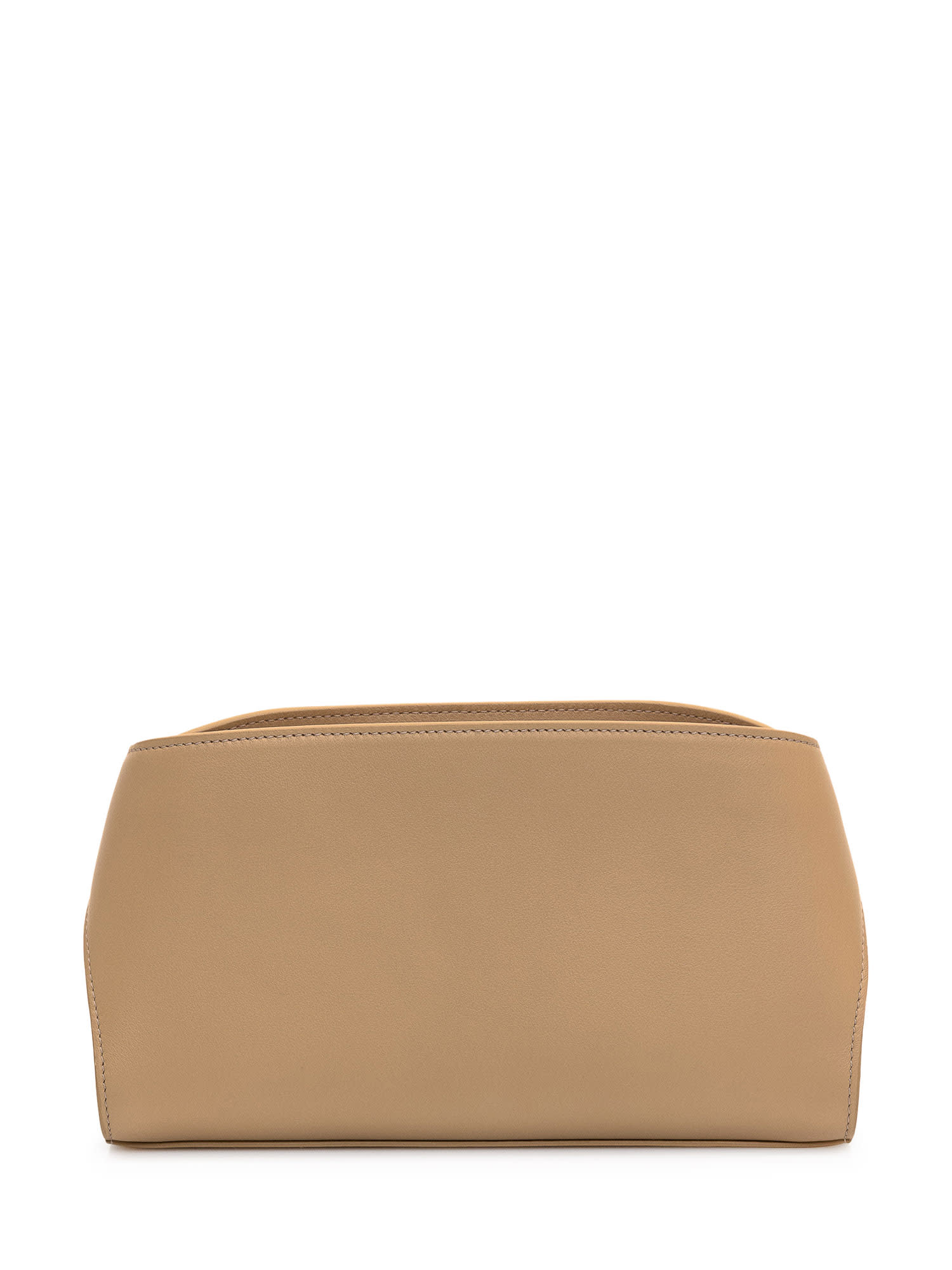 Shop Ferragamo Hug Bag In Light Camel