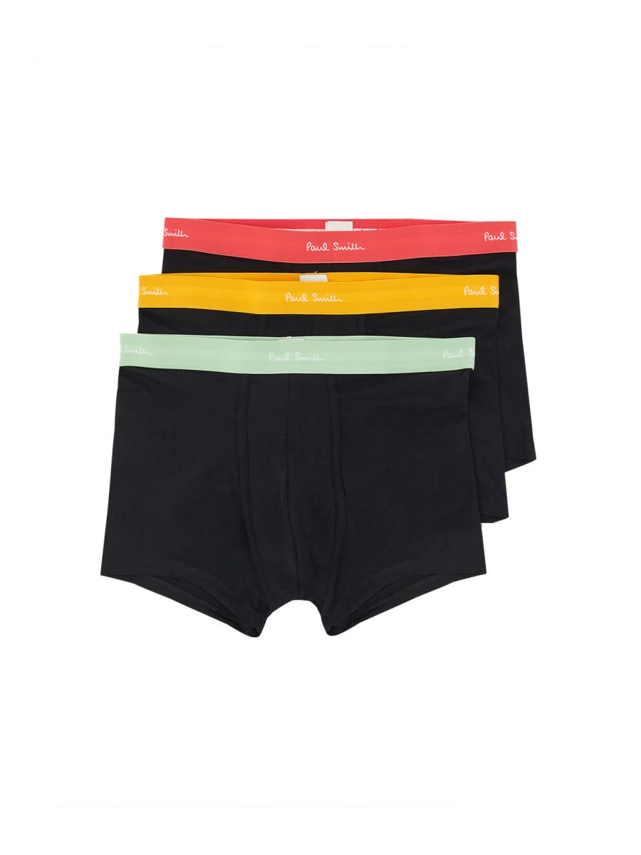 Shop Paul Smith Pack Of Three Briefs In Multicolour