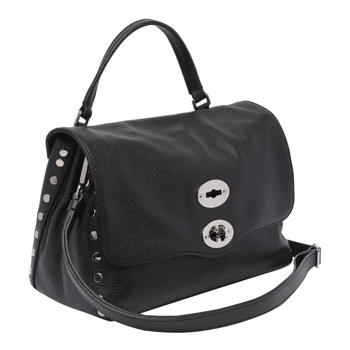 Zanellato Small Postina Daily Handbag In Black