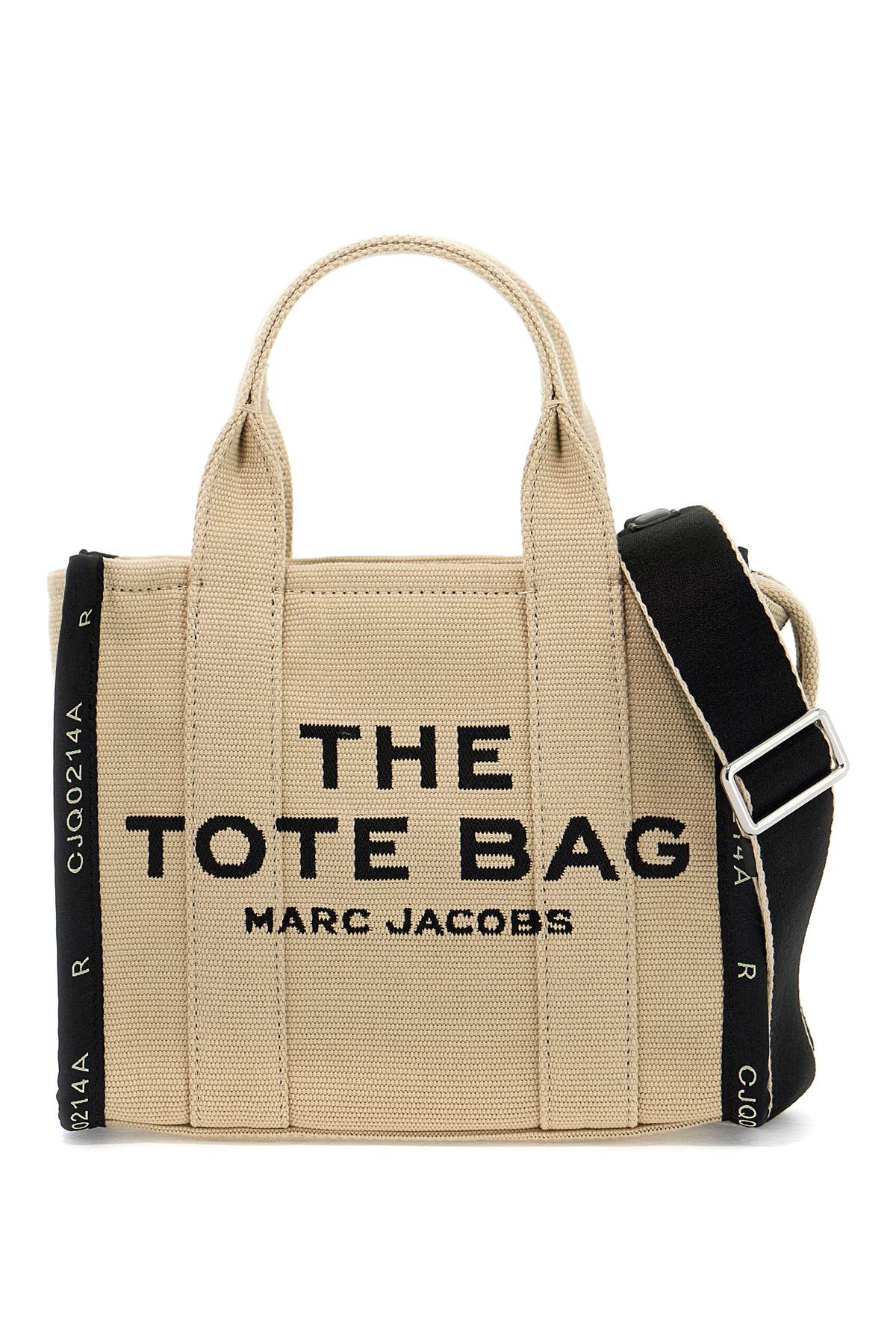 Shop Marc Jacobs The Jacquard Small Tote Bag In Warm Sand (beige)