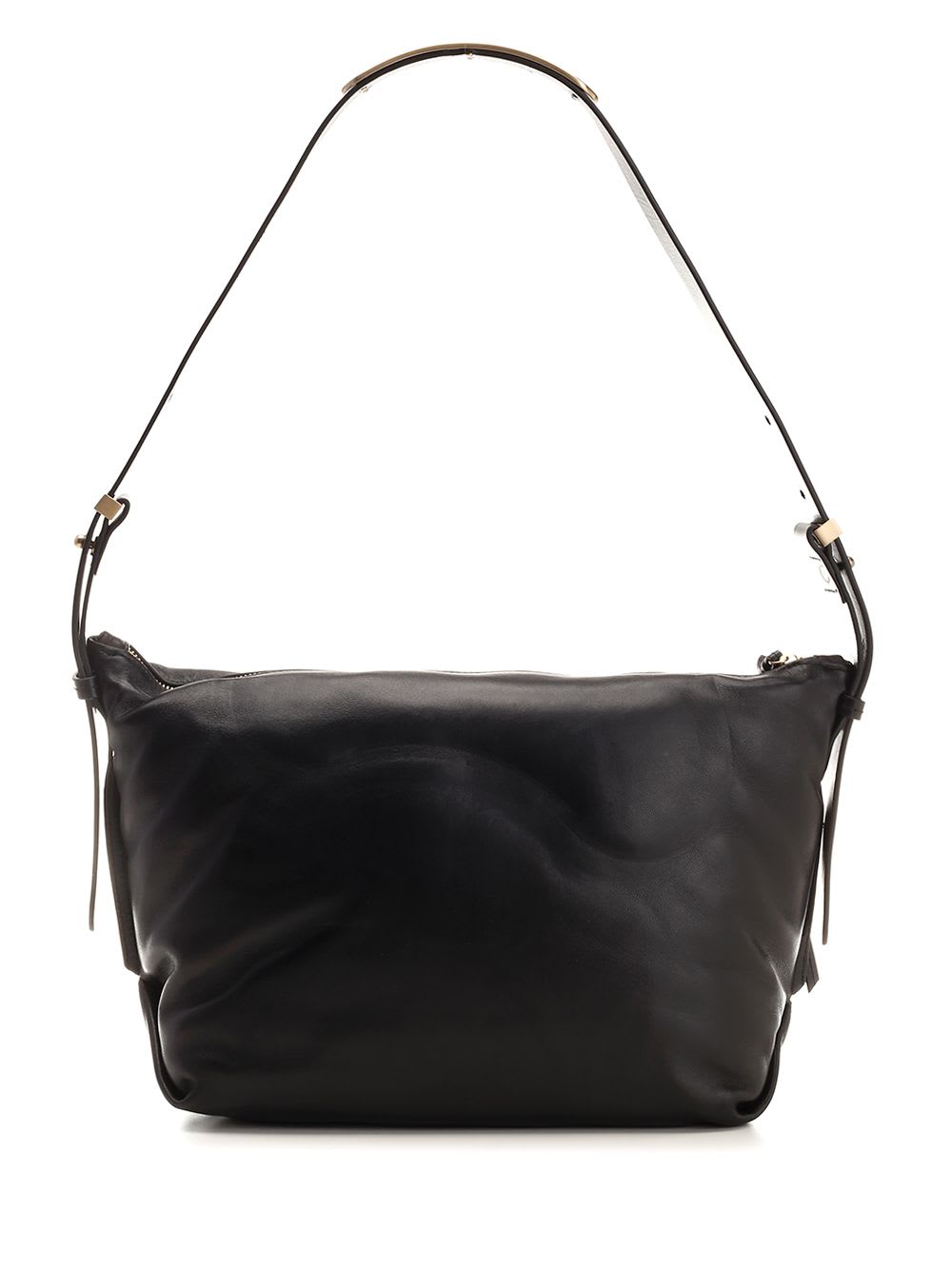 Shop Isabel Marant Leyden Shoulder Bag In Black