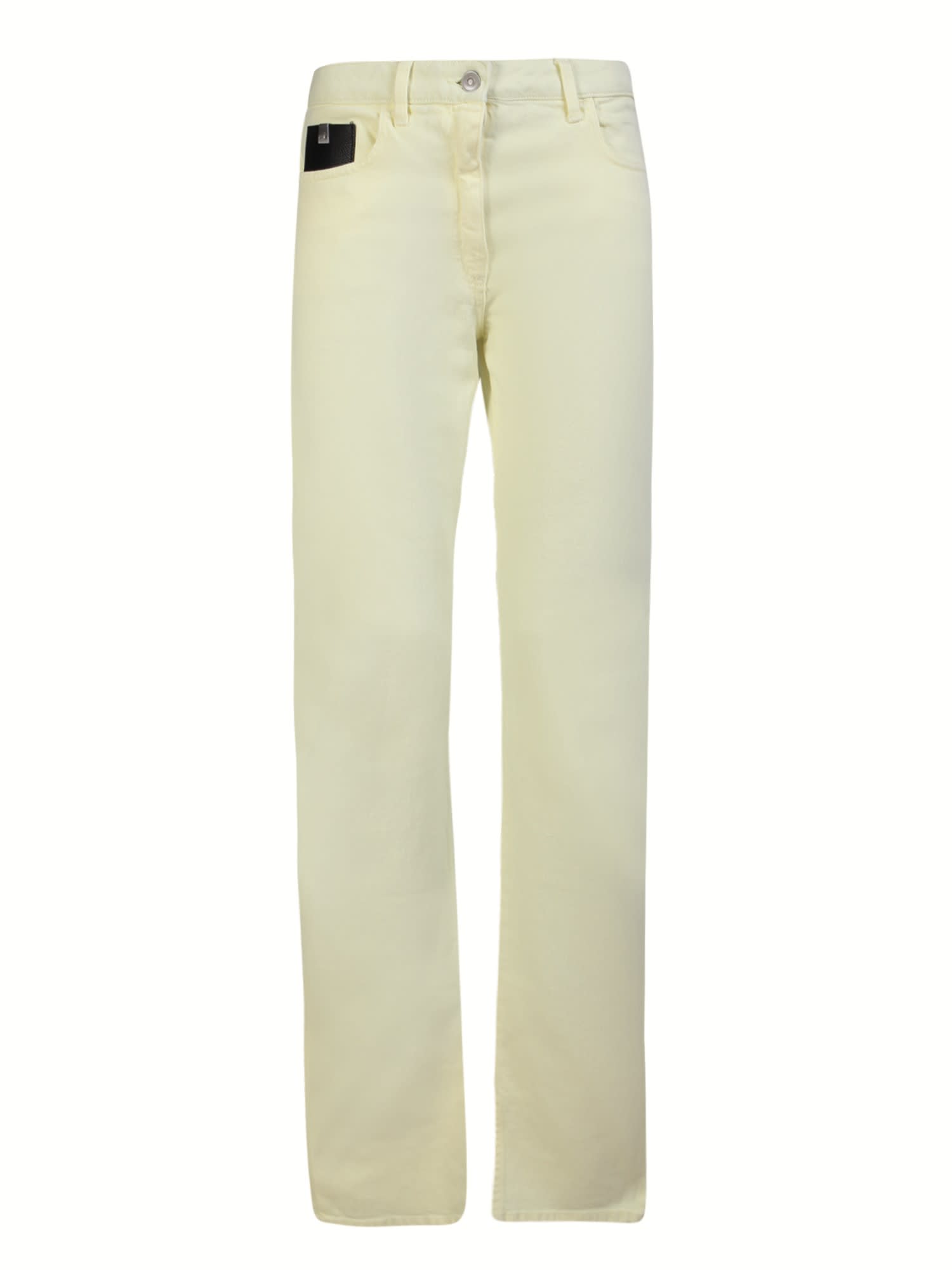 1017 ALYX 9SM High-waisted Skinny Jeans Light Yellow