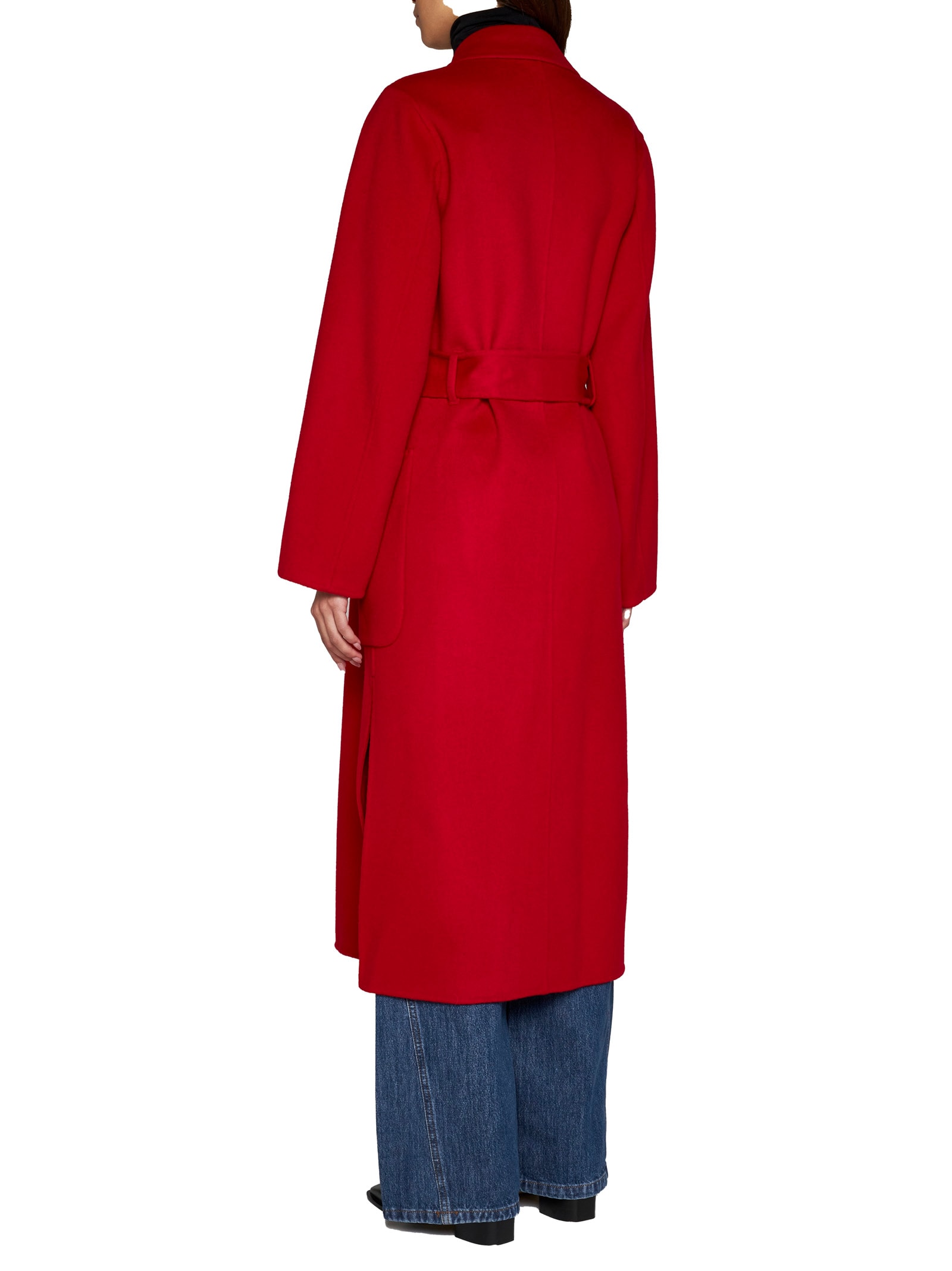 Shop Ivy & Oak Coat In Lipstick Red