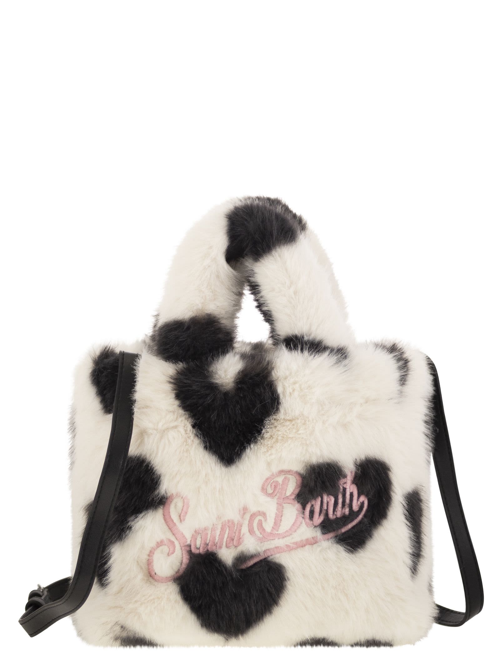 MC2 SAINT BARTH SOFT FUR MINI VANITY BAG