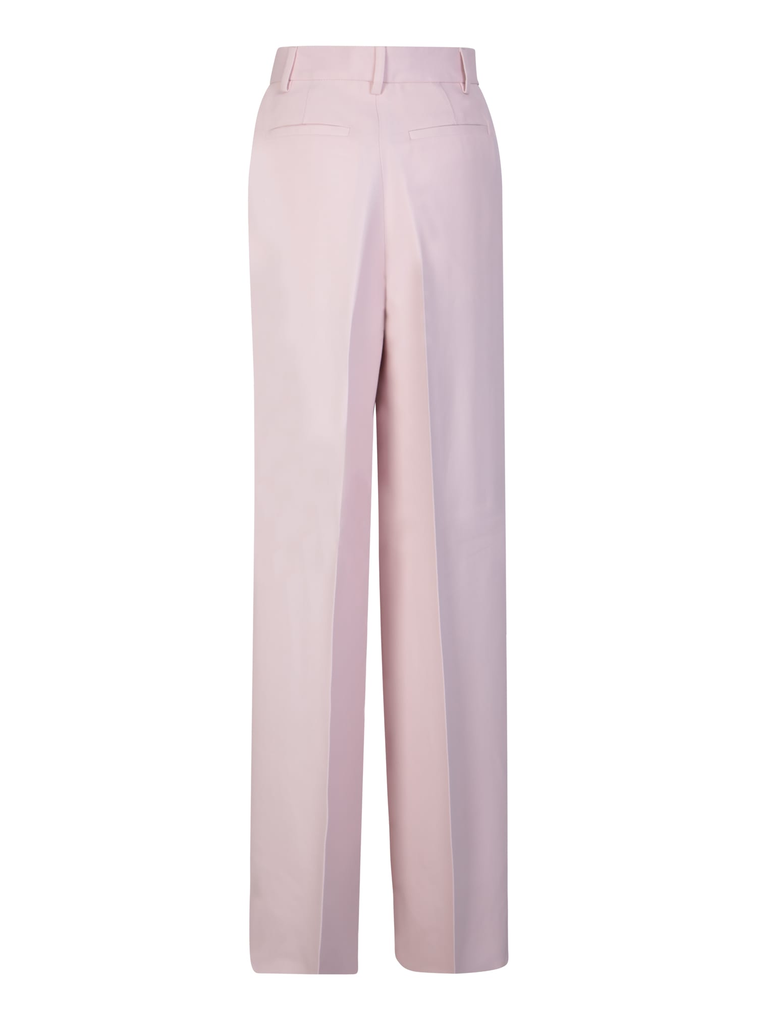 Shop Amiri Pink Double Pleated Trousers