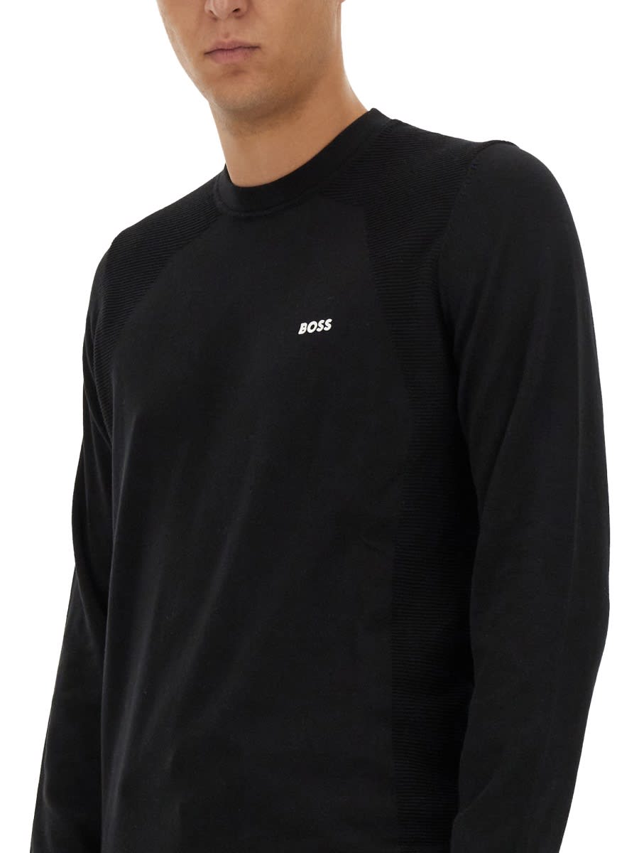 Hugo Boss T-shirt With Logo In Black