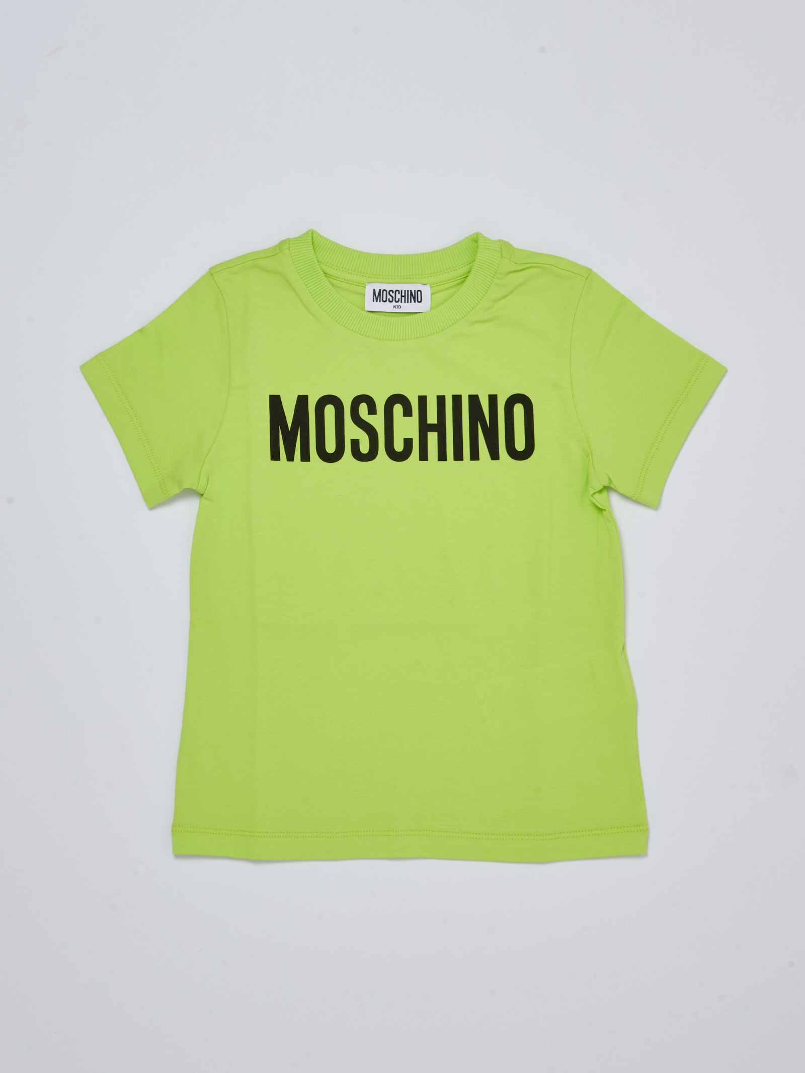 Moschino Kids' T-shirt T-shirt In Lime