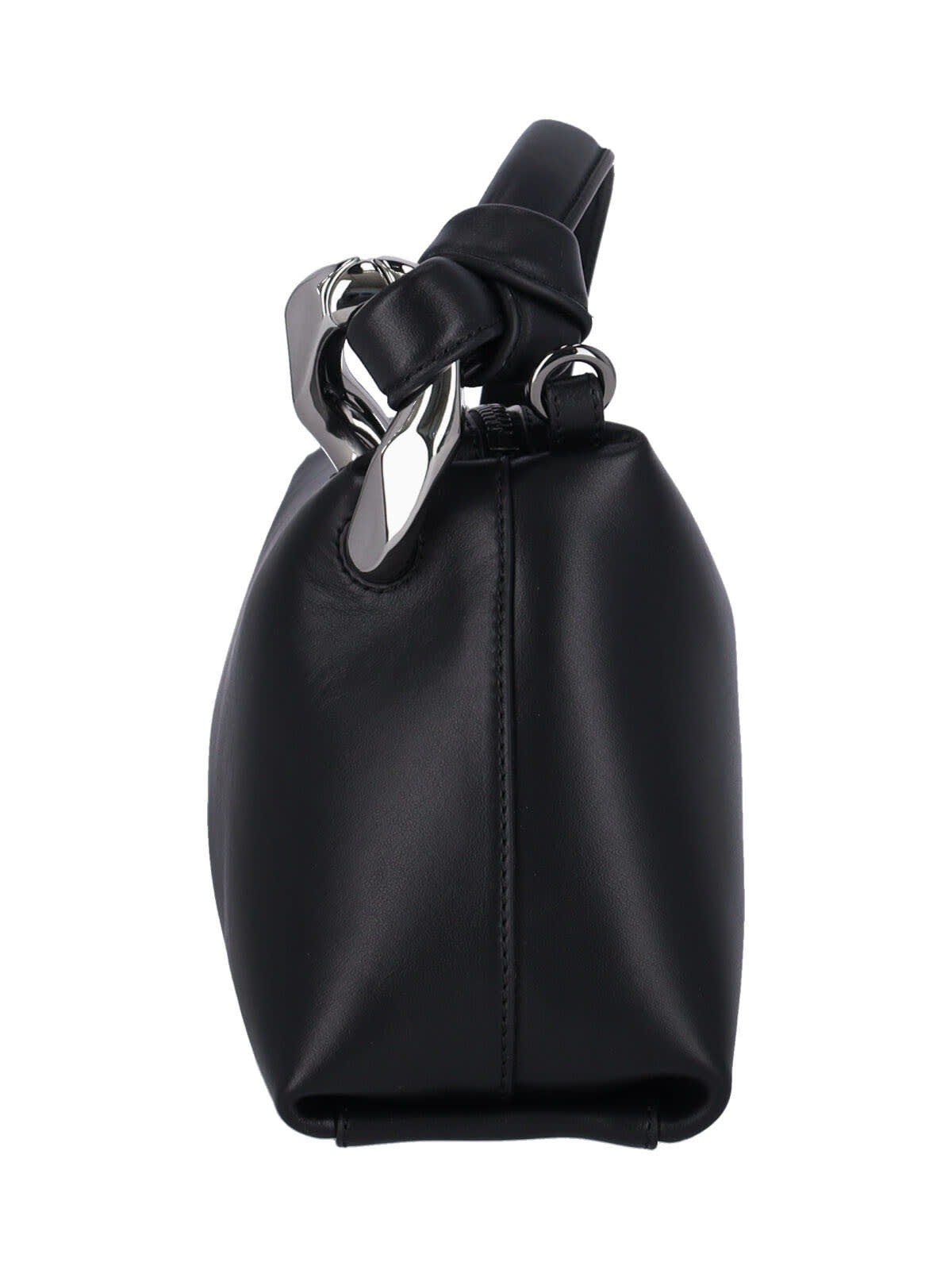 Jw Anderson Corner Small Shoulder Bag In Black